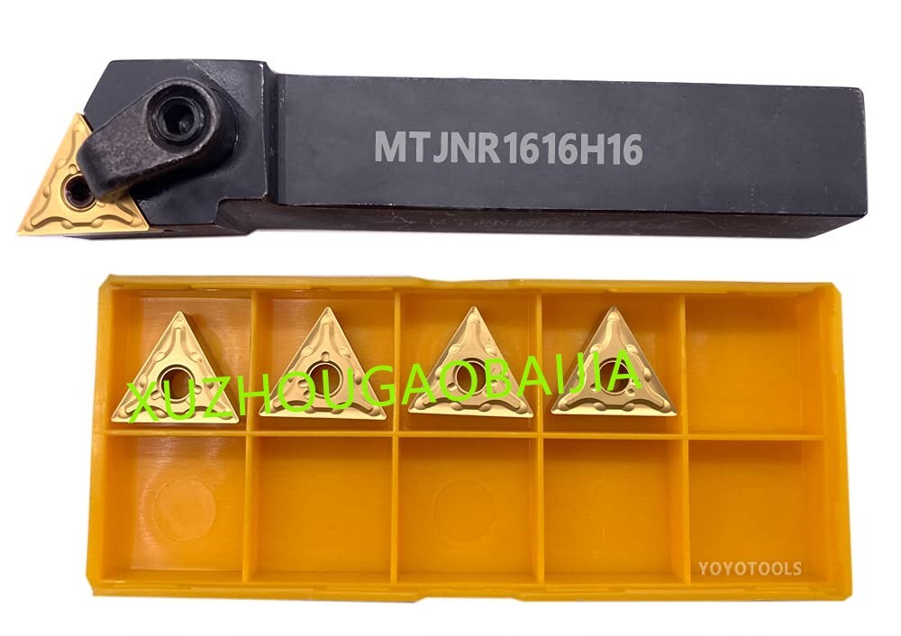 New Holder + TNMG332 TNMG160408 Carbide Inserts MTJNR1616H16 Lathe Turning Tool