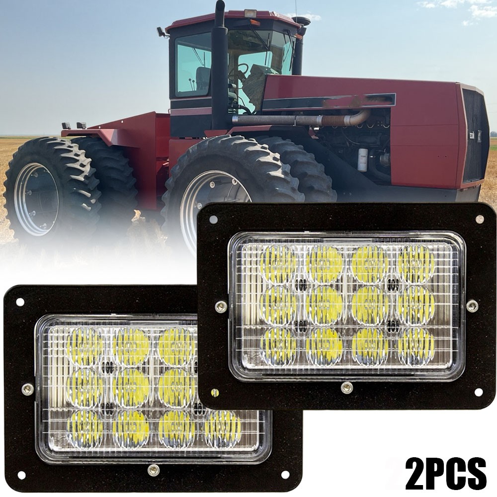 2PCS LED FLood Light Plug&Play For Case/International Harvester 9270, 9280, 9310