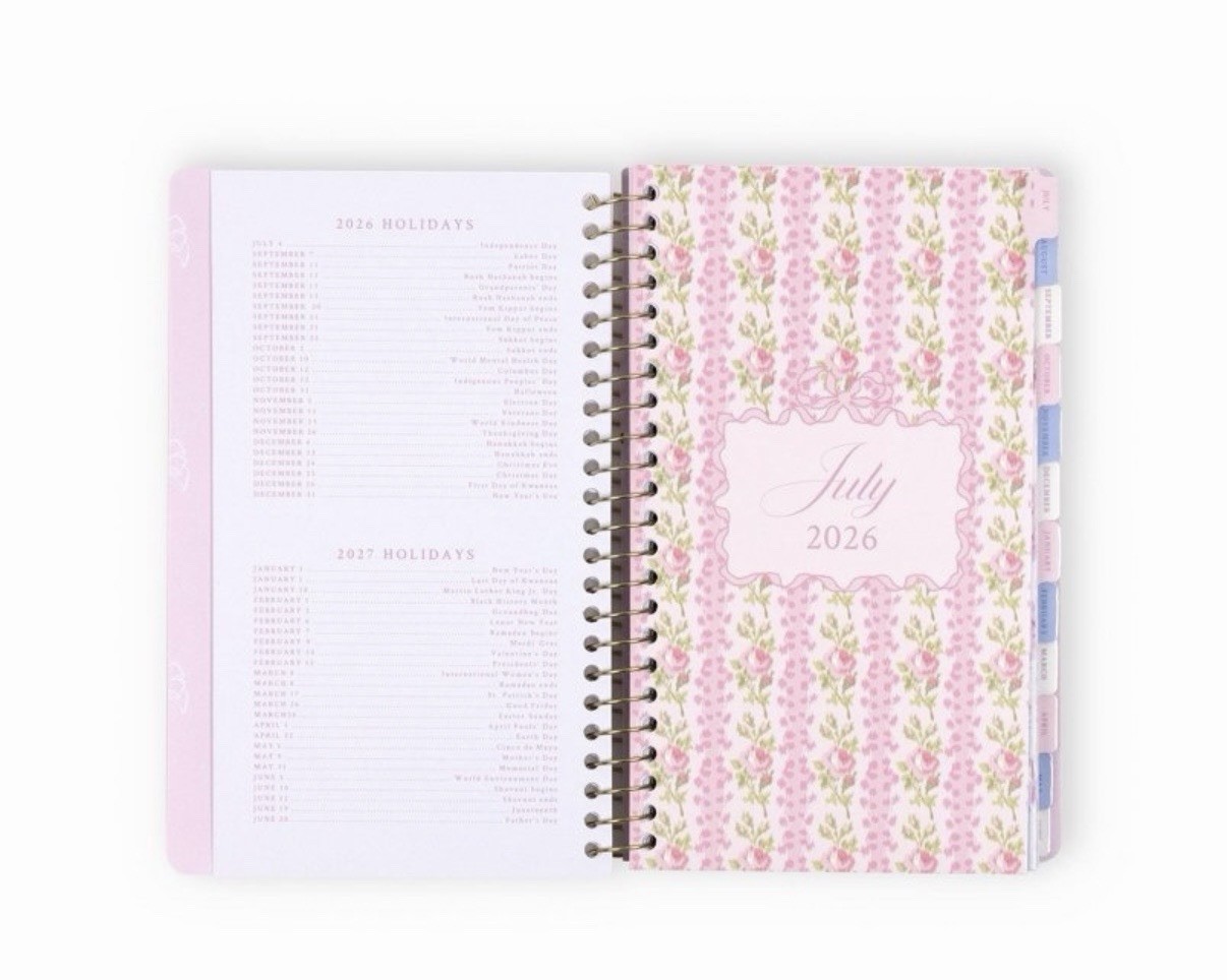 Love Shack Fancy x Target 2026/2027 Blooming Heirloom Ditsy Planner