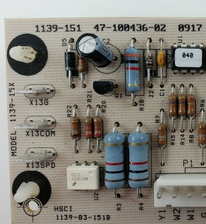 Rheem Fused Blower Control Board 47-100436-02 1139-151 1139-83-151B 1139-15X