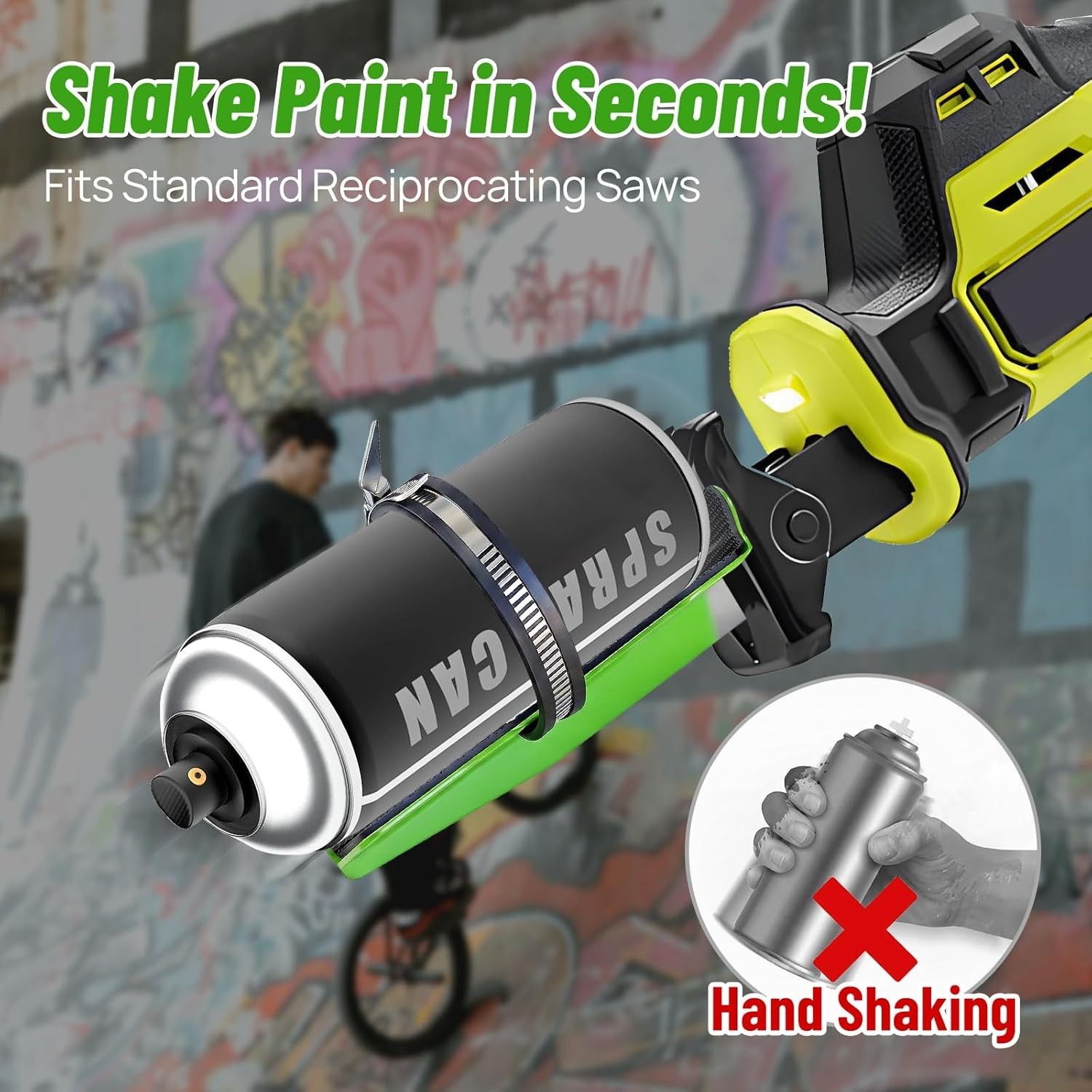 Efficient Paint Shaker for DIY & Artists – Low-Noise, Hand-Powered Design