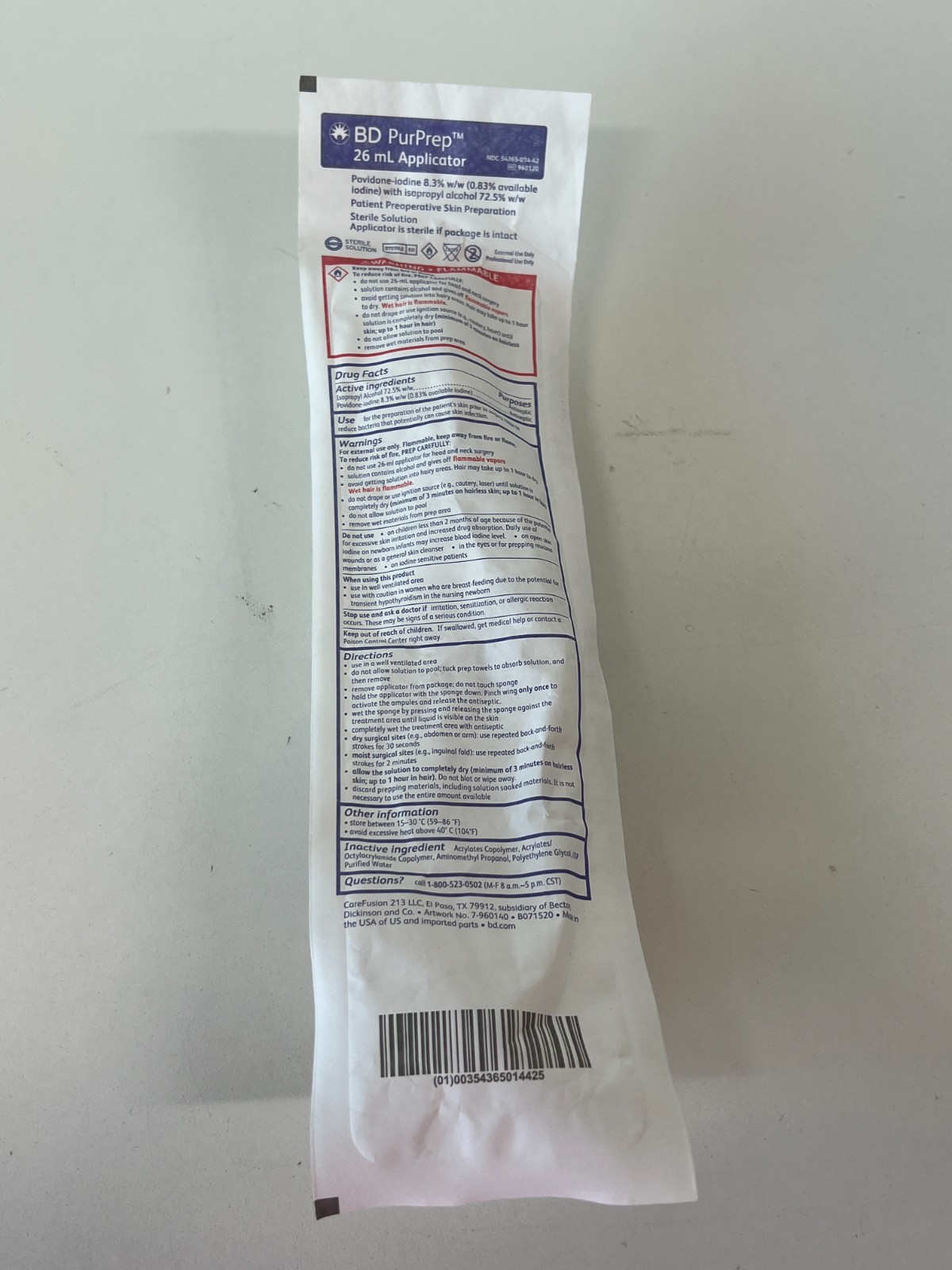 Lot of 31 PurPrep 26mL 960120 Exp.2026-09 to 2026-10 (*T35/FF42)