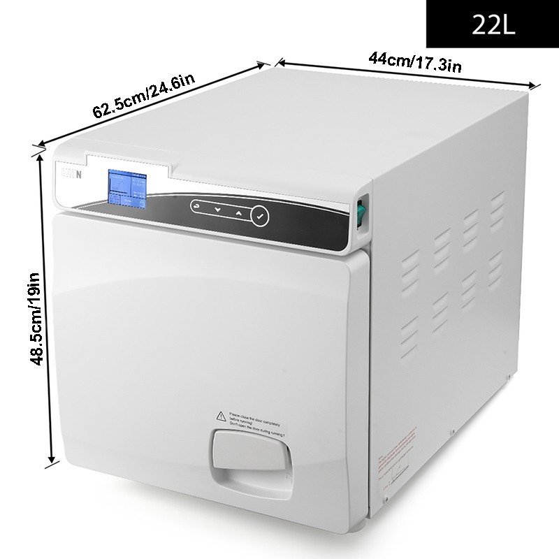 22L Class N Dental Autoclave Vacuum Steam Sterilizer with Drying Function