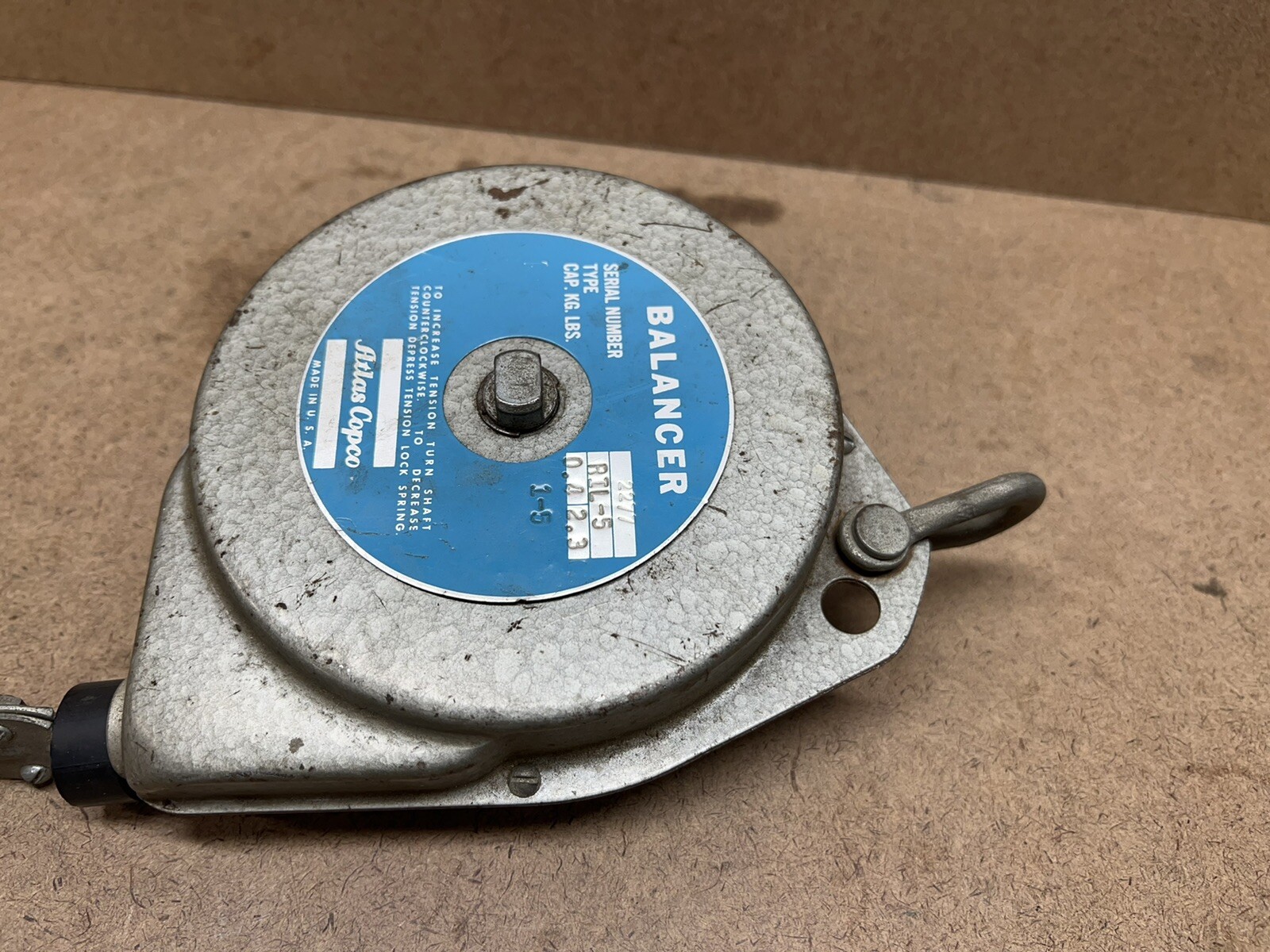 Atlas Copco Balancer Model: AIL-5 1-5lbs/0.4-2.3KG Serial #2277
