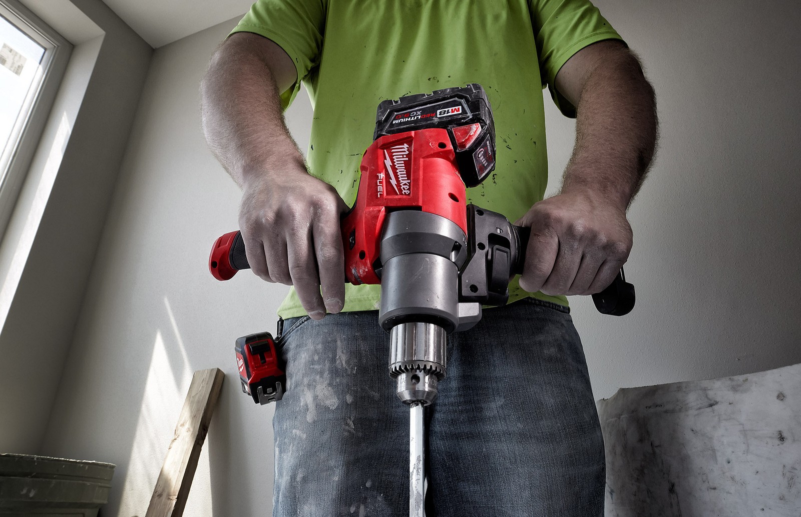 Milwaukee Tool 2810-20 M18 FUEL Mud Mixer With 180° Handle Tool Only