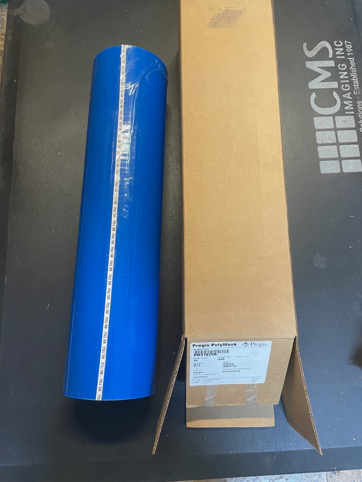 Pregis MP31925B Hard Surface Protection Tape BLUE 25″x600′ floor