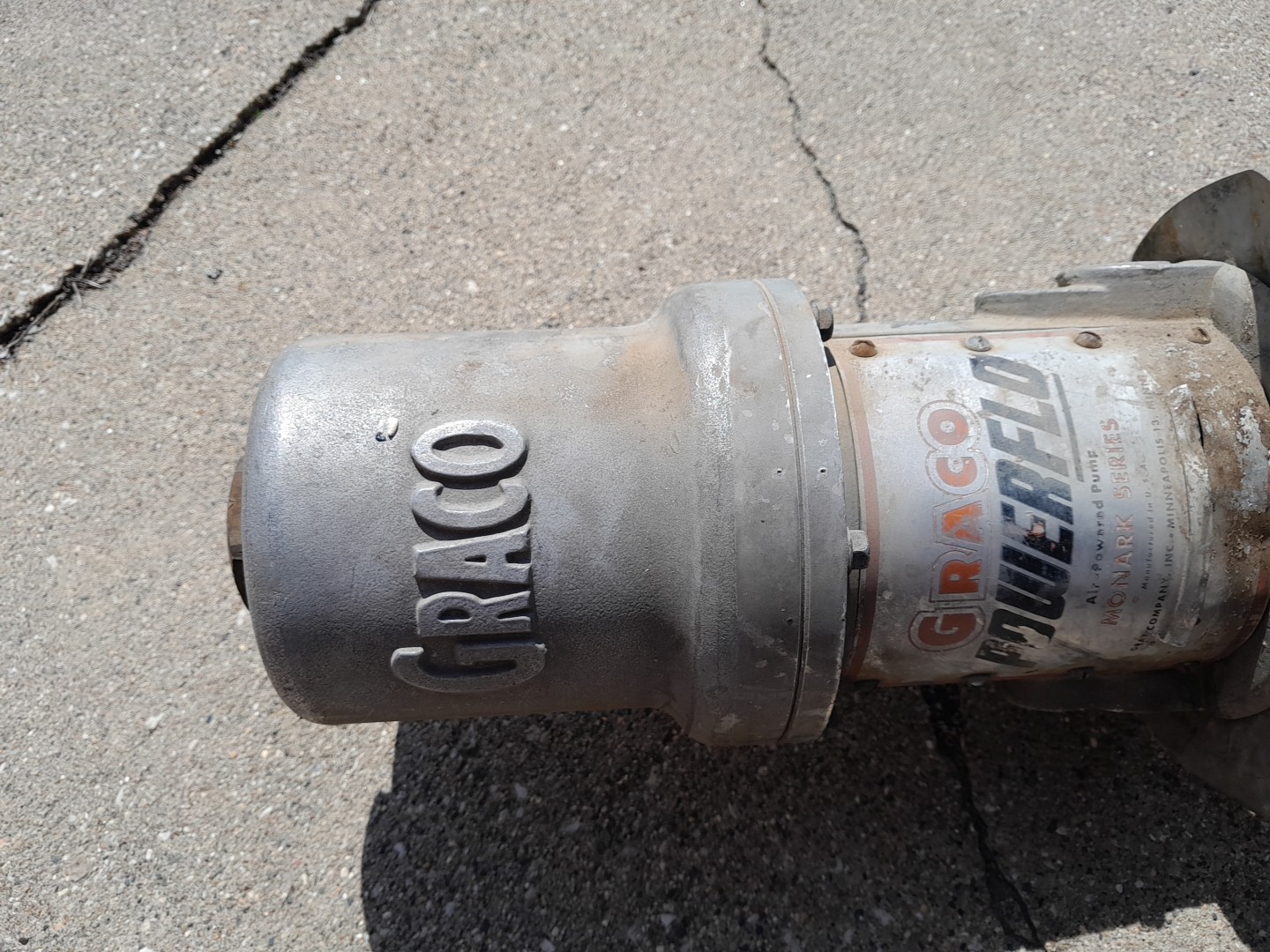Graco 205-997/205638 Monark Air Powered Pump & Power Head