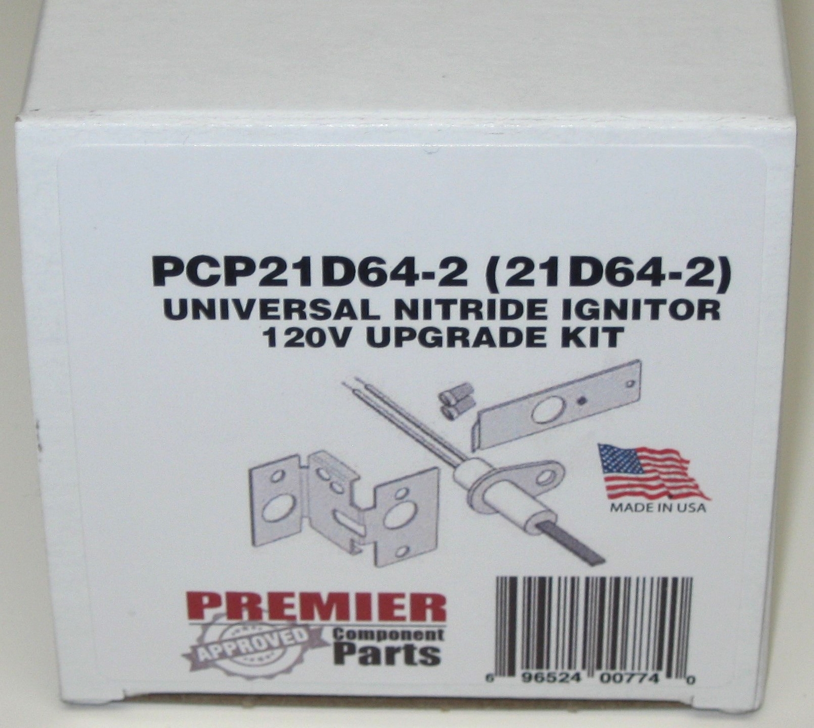 Furnace Hot Surface Igniter Universal Nitride Upgrade Replacement for 21D64-2