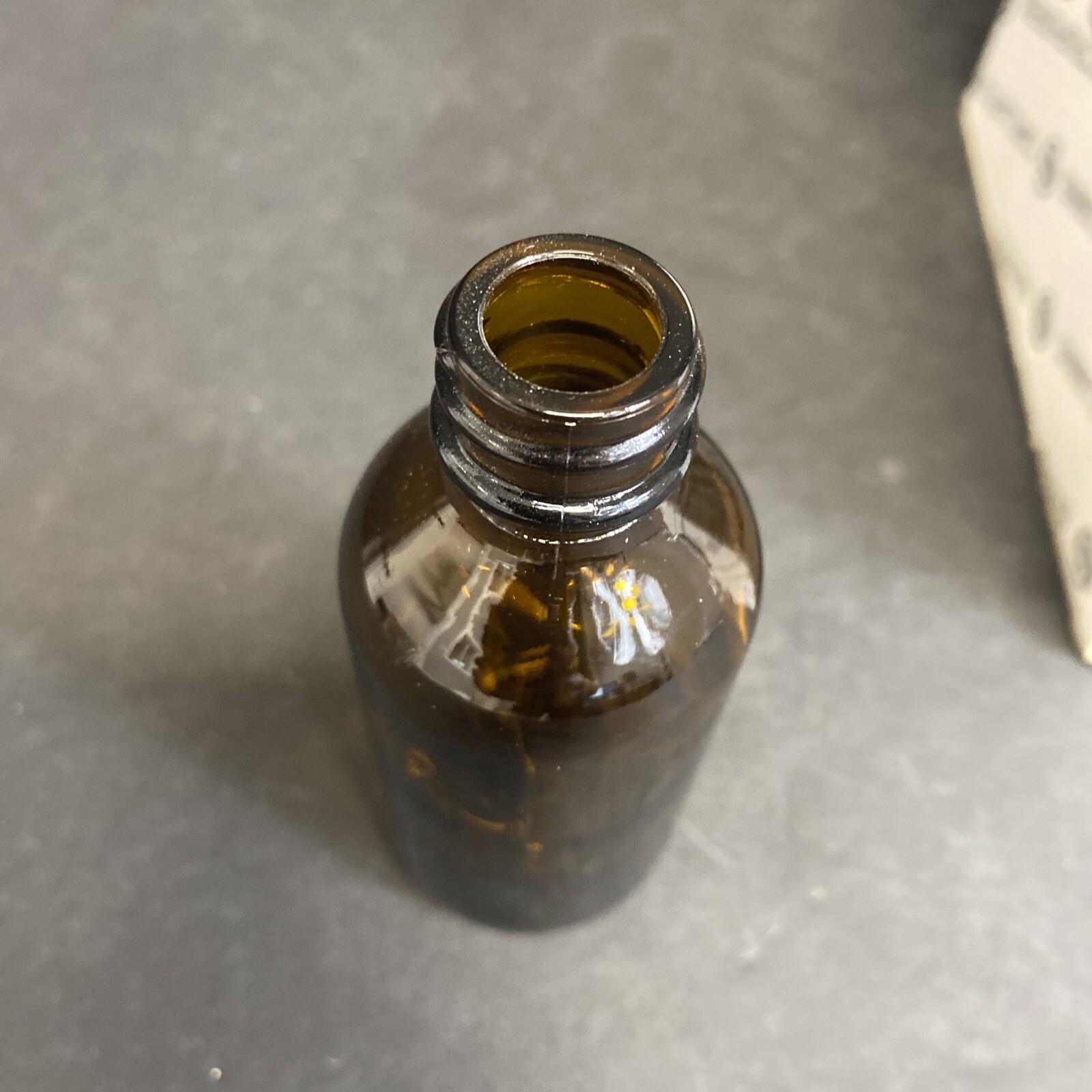 Supelco Amber Glass Bottle 2 oz with Crimp Cap Neck Total of 12 Bottles