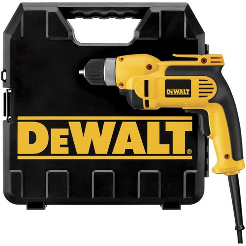 DEWALT 3/8 in. 7 Amp VSR Pistol Grip Drill Kit DWD110KR Certified Refurbished
