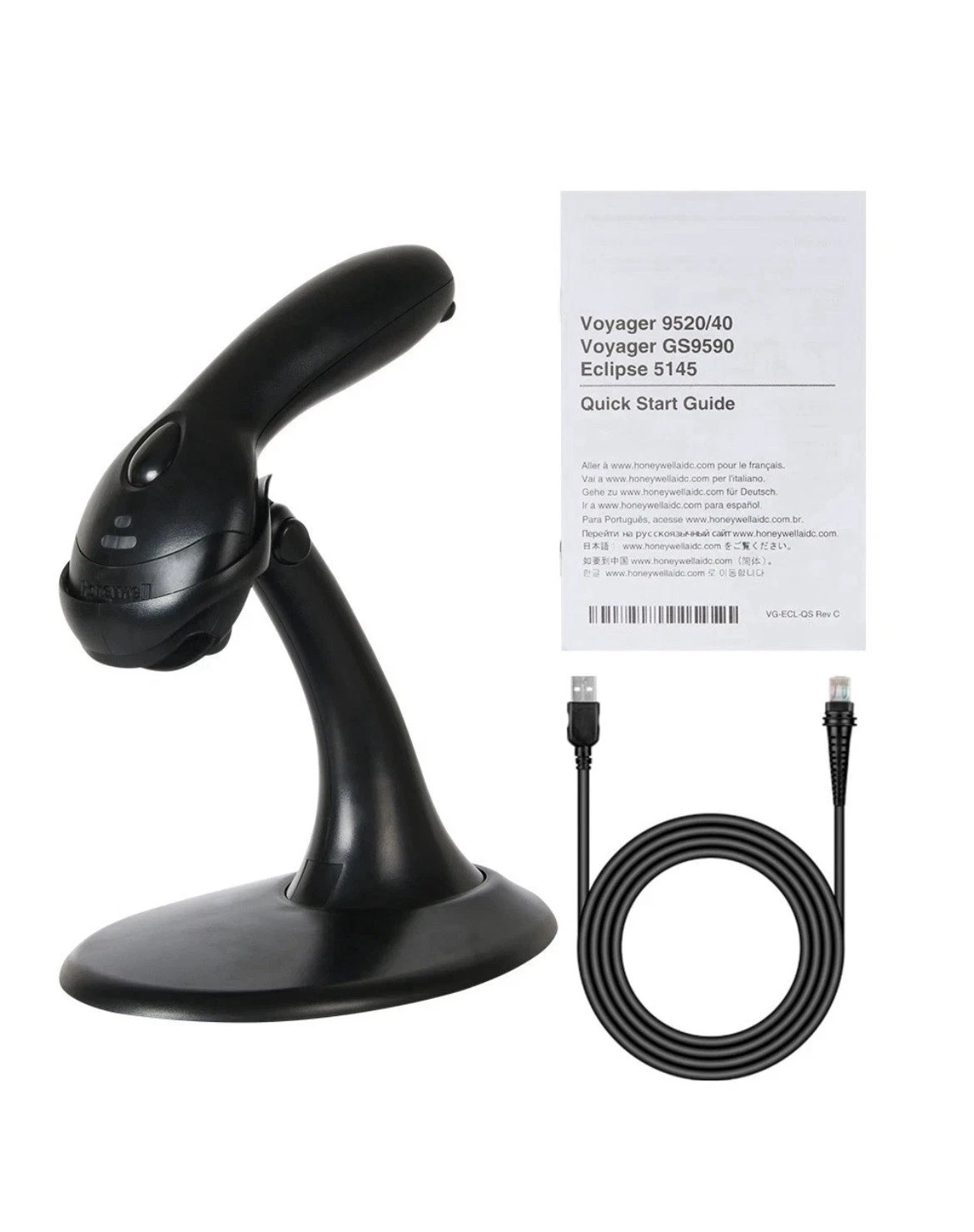 Honeywell MK9540-37A38 Scanner VoyagerCG 9540 1D Barcode Scanner Reader + Stand