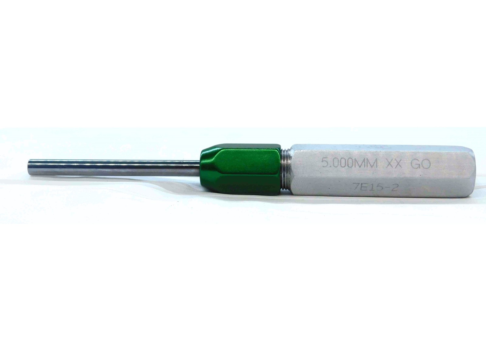 5.000 CLASS XX METRIC PIN PLUG GAGE ONSIZE 5 mm .1969 5.00 INSPECTION CHECK