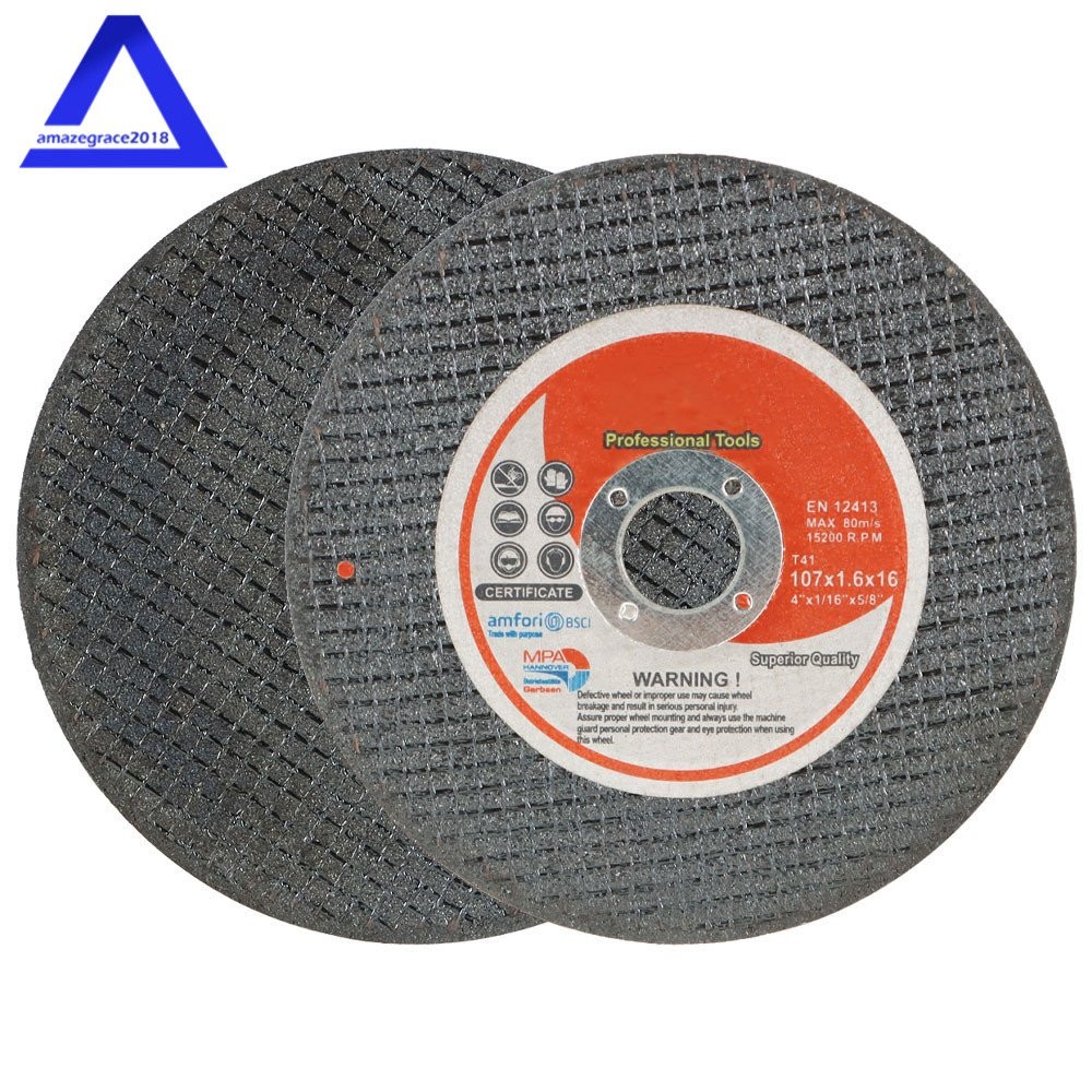 50 Pcs 4″ × 1/16″ × 5/8″ Cut-off Wheel – Metal and Stainless Steel Cutting Discs