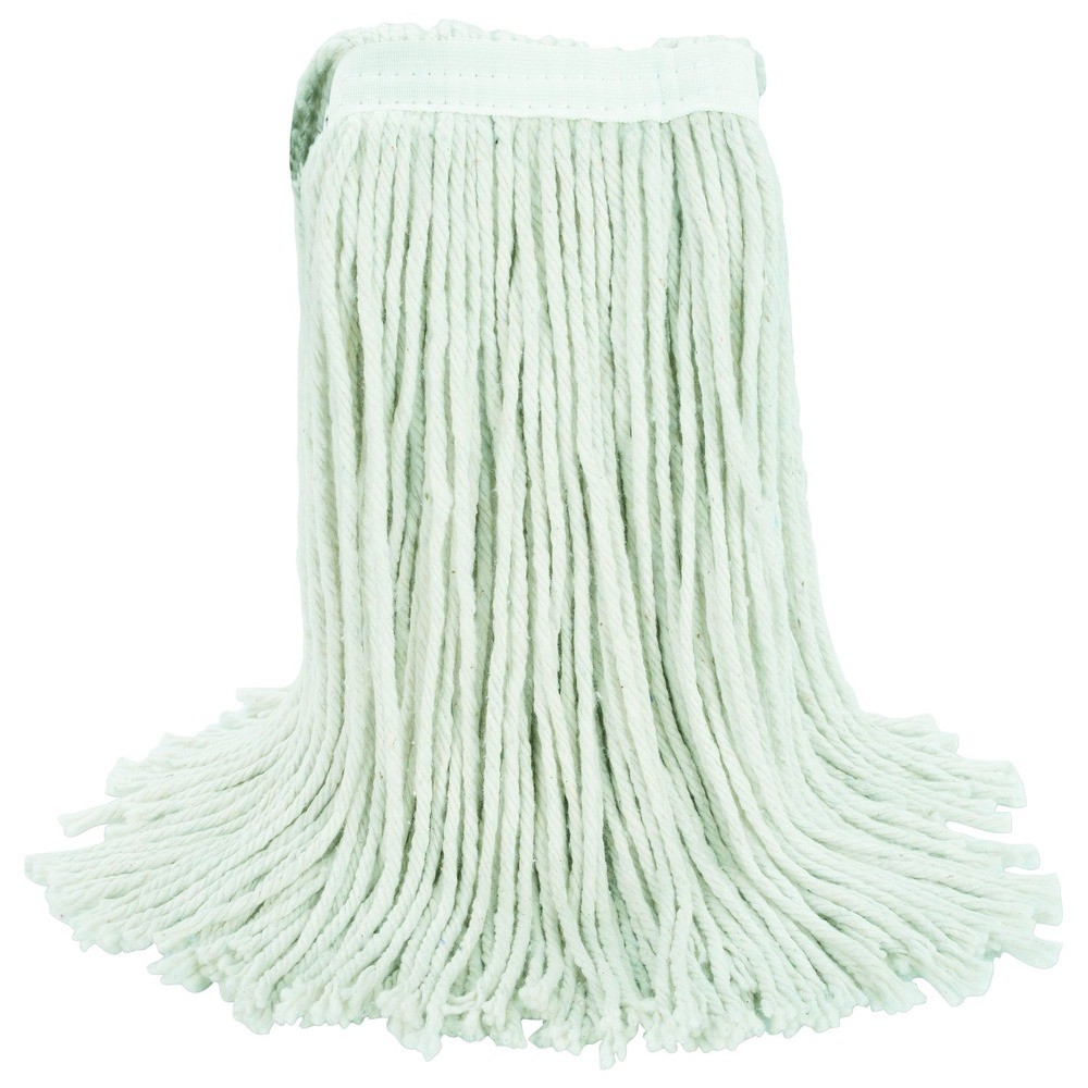 Boardwalk 224CCT 24 oz. Cotton Premium Cut-End Wet Mop Heads – White (12/Ct) New