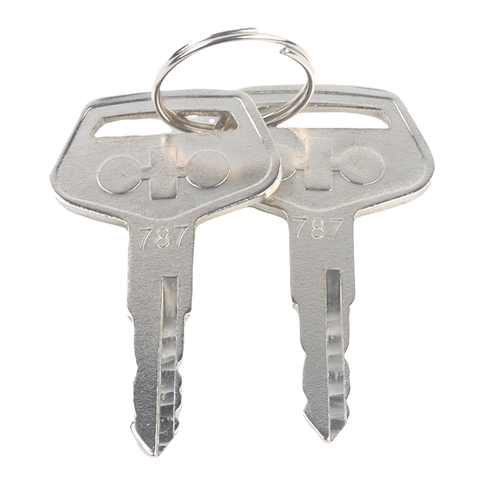 2PCS 787 Ignition Switch Keys for Komatsu Excavator PC200 PC210 PC220 PC240