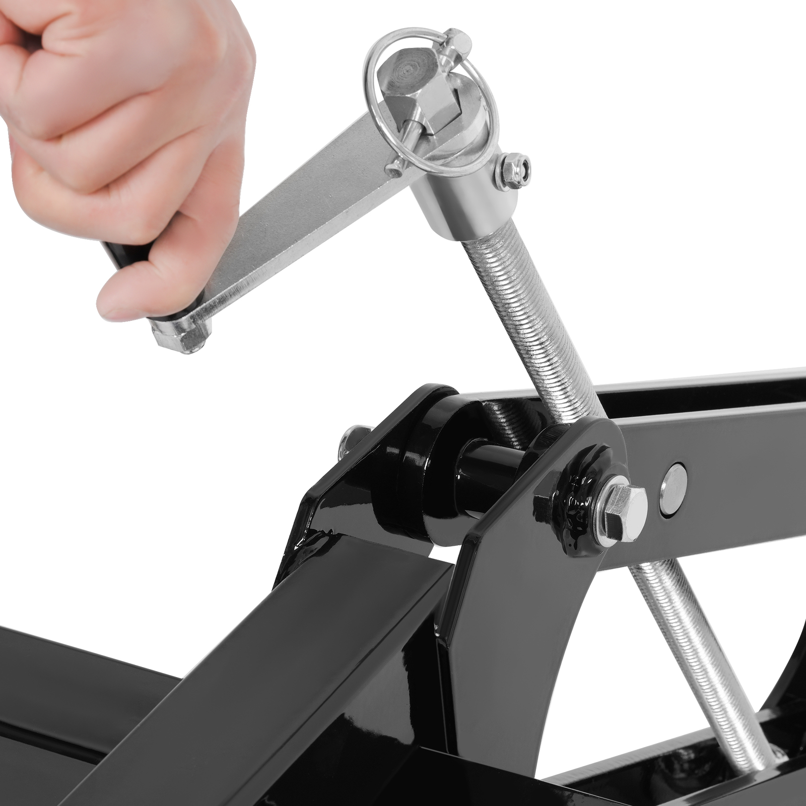 50″ Manual Quick Implement Lift 1-Point Lift System For ATV/UTV w/2″ Receiver