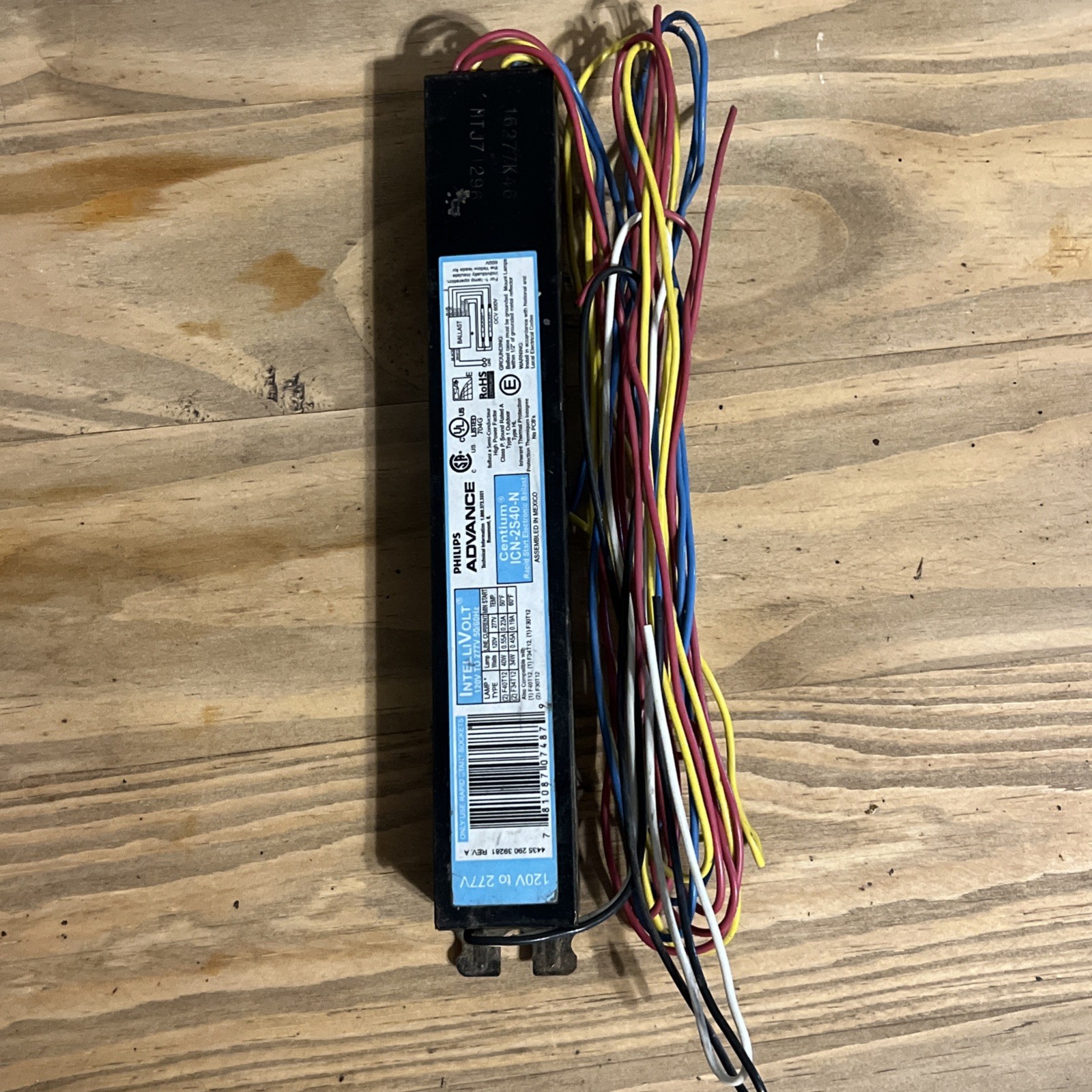Philips Advance Centium ICN-2S40-N Fluorescent Light Ballast A4