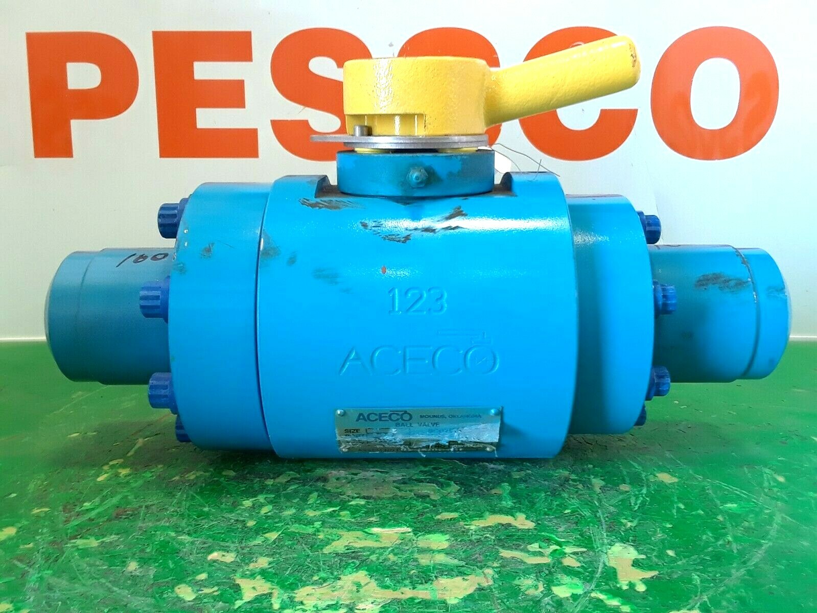 🟠 ACECO 3″ 6M MANIFOLD BALL VALVE PESSCO IS OFFERING 1 C100421-1-12 🗽