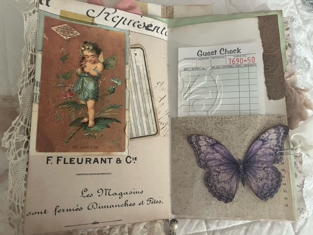 VINTAGE STYLE HANDMADE JUNK JOURNAL-«A Graceful Life»