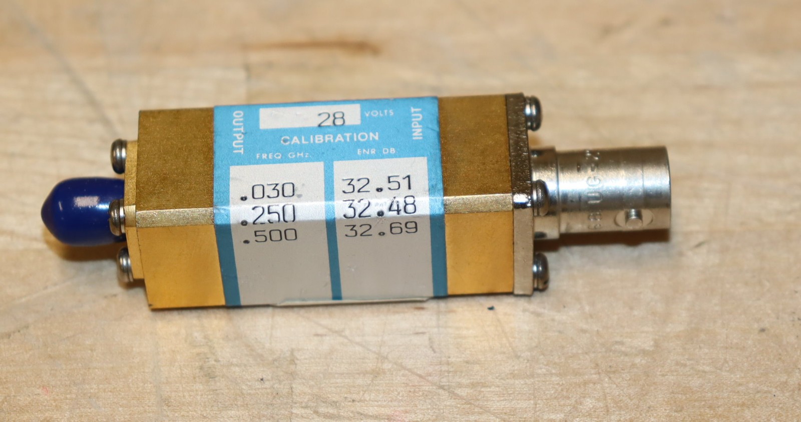 Micronetics NSL-1 RF Noise Source 30-500MHz, 30db ENR +28VDC GOOD Five Available