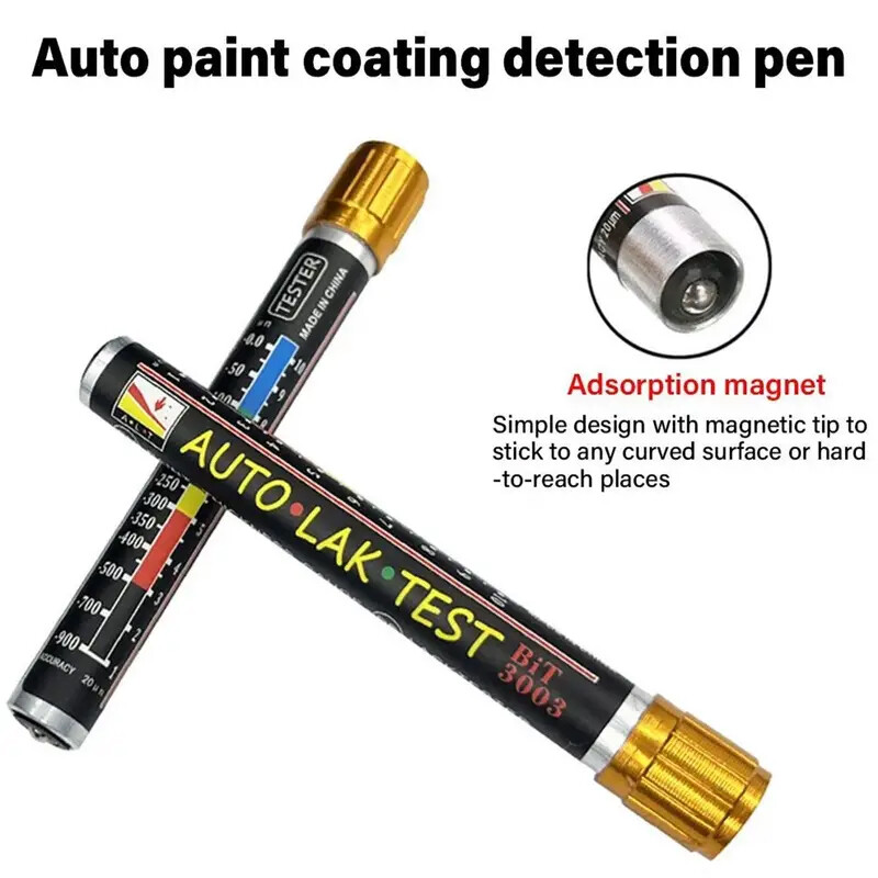 Car Paint Test Thickness Tester Meter Gauge Auto Paint Crash Check Magnetic 1PC