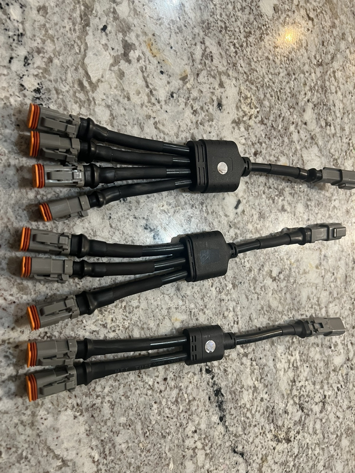 IP67 Y-type Waterproof Gray DT Connector 2Pin Female To Male Splitter Deutsch