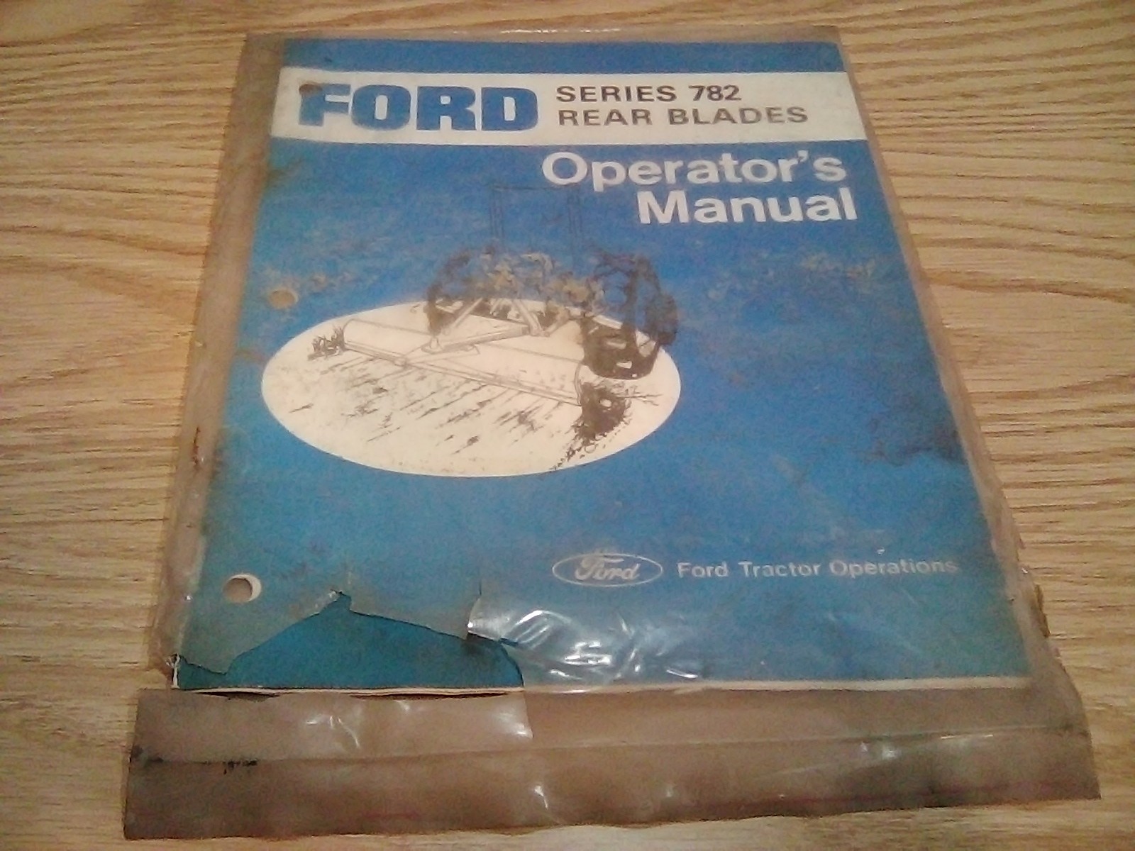 Ford Series 782 Rear Blades Operators Manual
