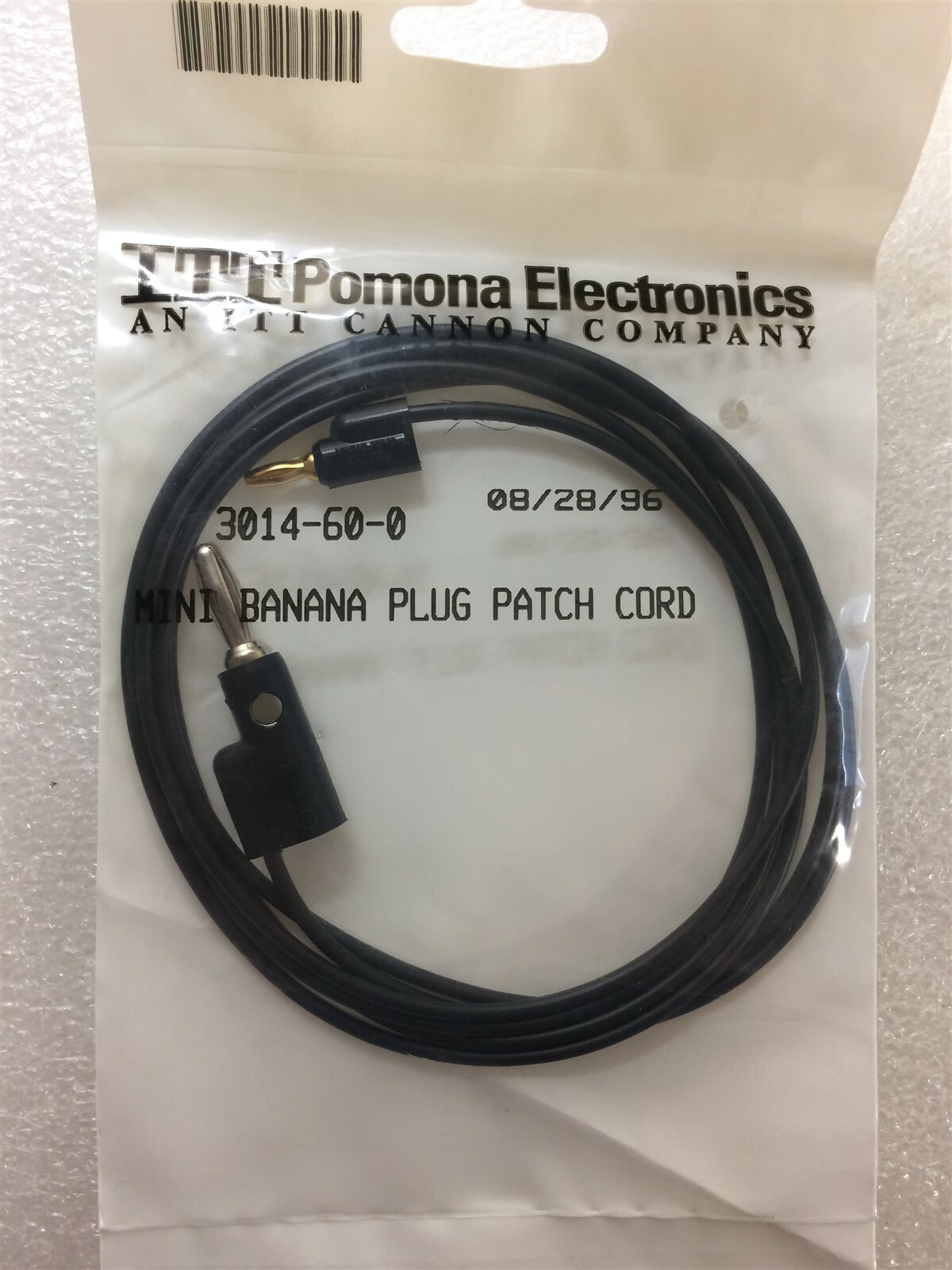 3014-60-0 POMONA TEST LEAD BANANA TO BANANA 60″ CABLE 2 UNITS