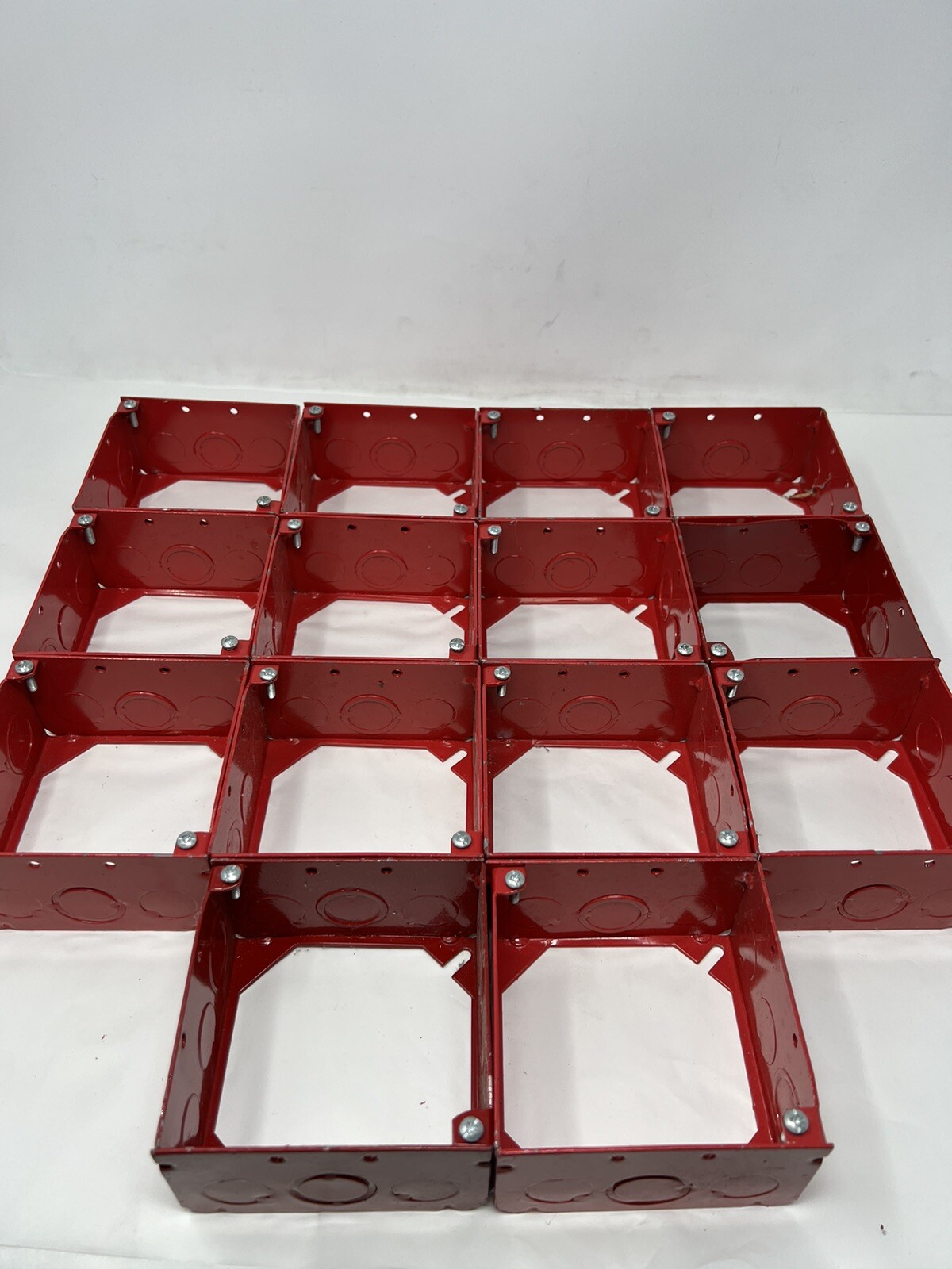 (14 Pack) STEEL EXTRA DEEP DEVICE BOX 2-GANG RED FREE SHIPPING!!!