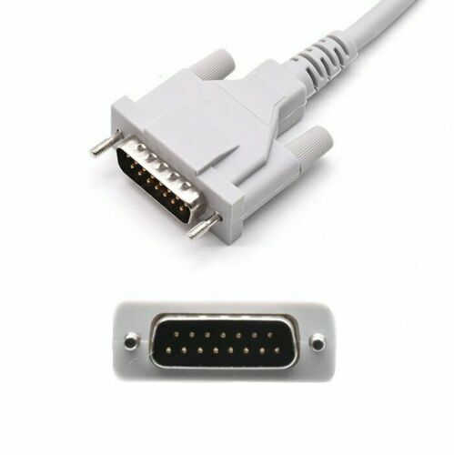 Welch Allyn 15 pin 10 Leads Banana EKG Cable Compatible – Same Day Shipping
