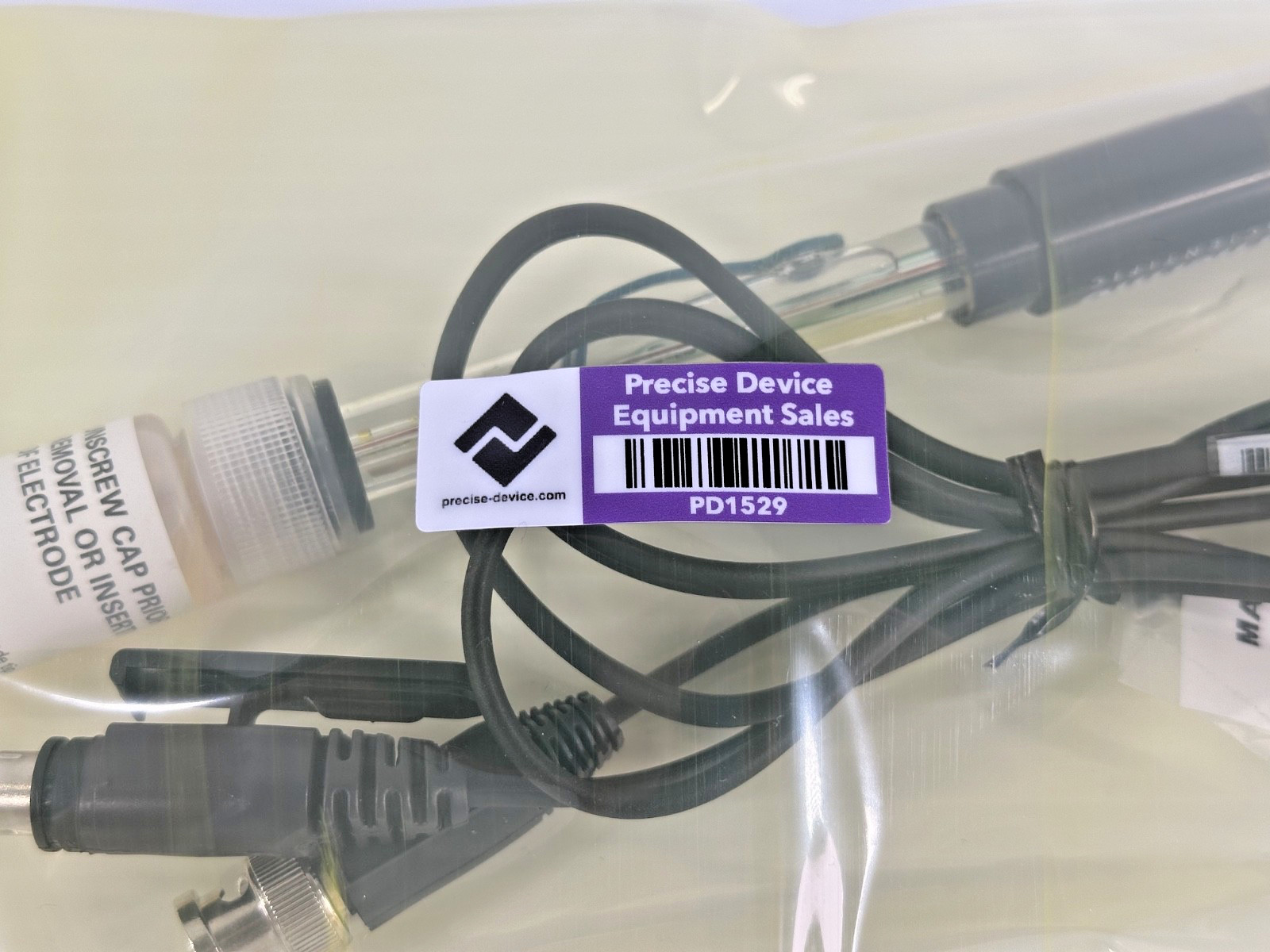 Thermo Scientific Orion pH Electrode Probe Sensor w/ Cable & Storage Bottle