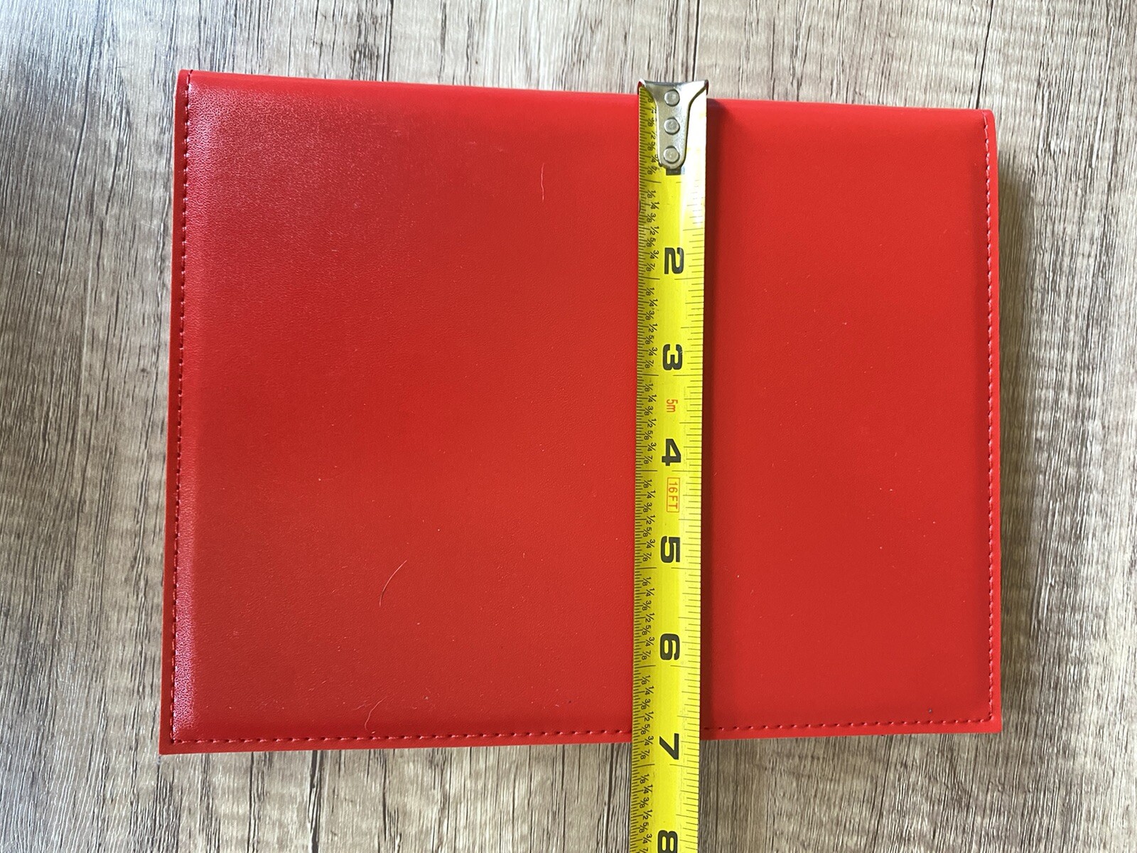 5 X 8 Padfolio Faux Leather With Notepad Card And Pen Holders