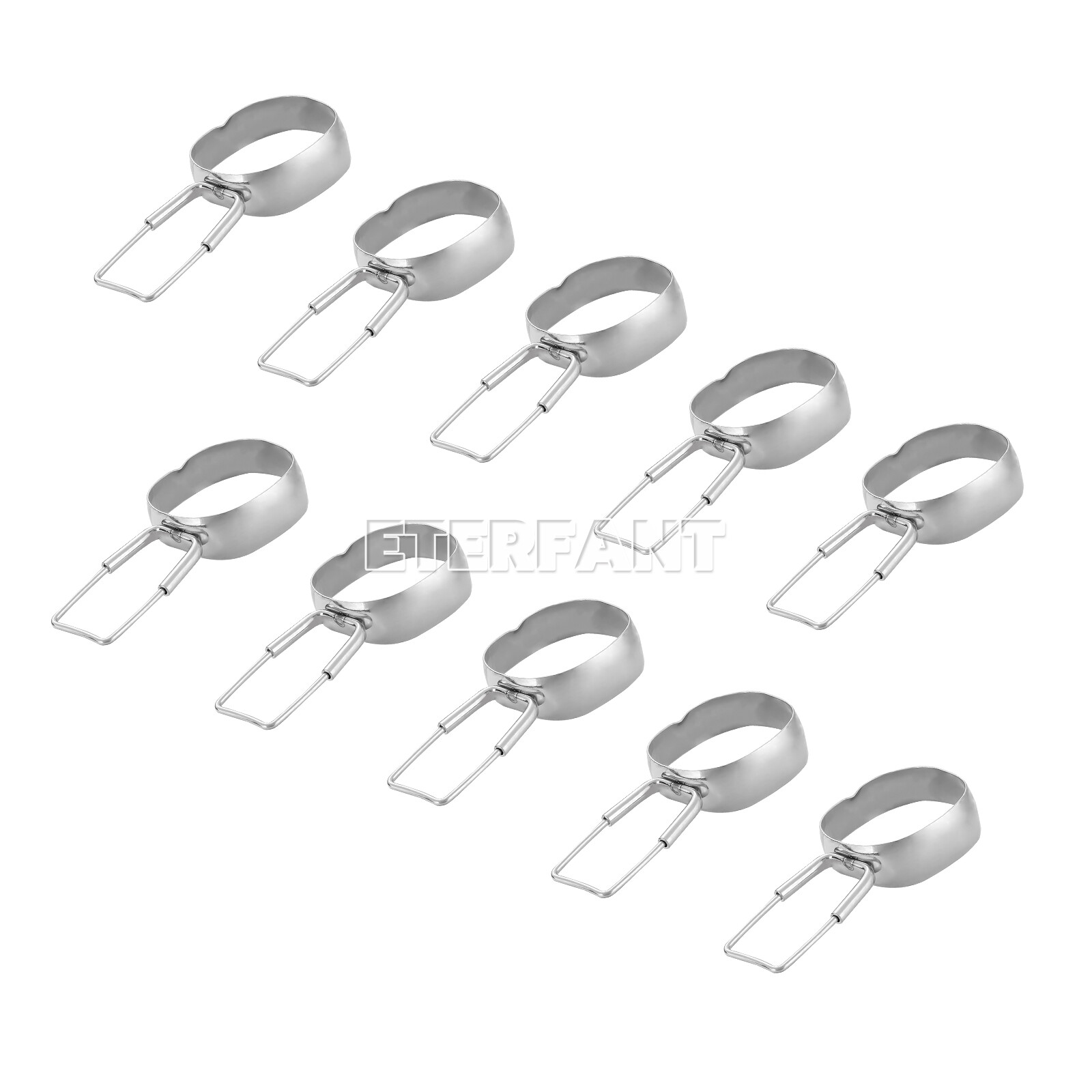 40PCs ETERFANT Dental 2nd Molar Space Maintainer Brace Preformed Band & Loop