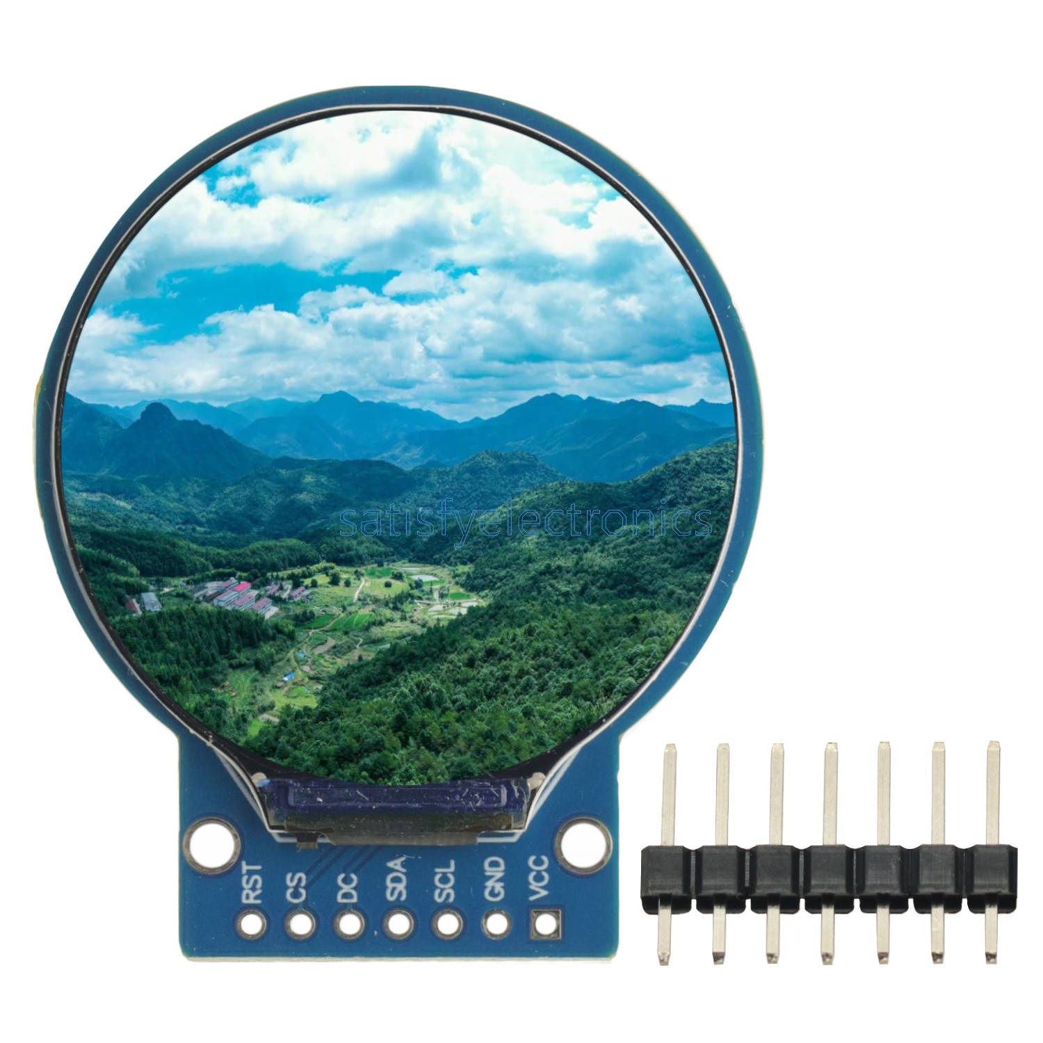 TFT Display 1.28 Inch IPS TFT LCD Display Module Round 240*240 GC9A01 Driver NEW