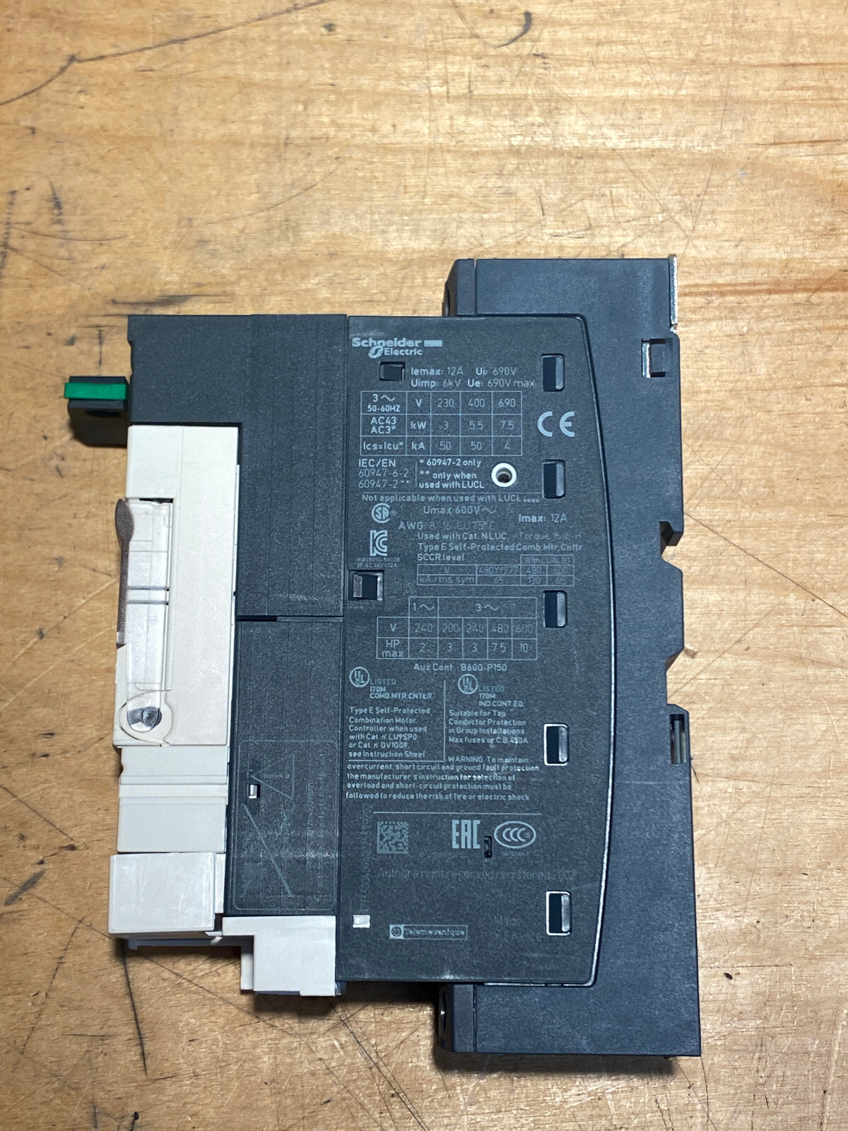 Schneider Electric Motor Starter LUCB05FU 110-240 V