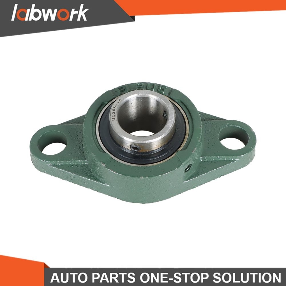 Labwork 1″ Bore UCFL205-16 Pillow Block Flange Bearing 2 Bolt Solid Base 10Pcs