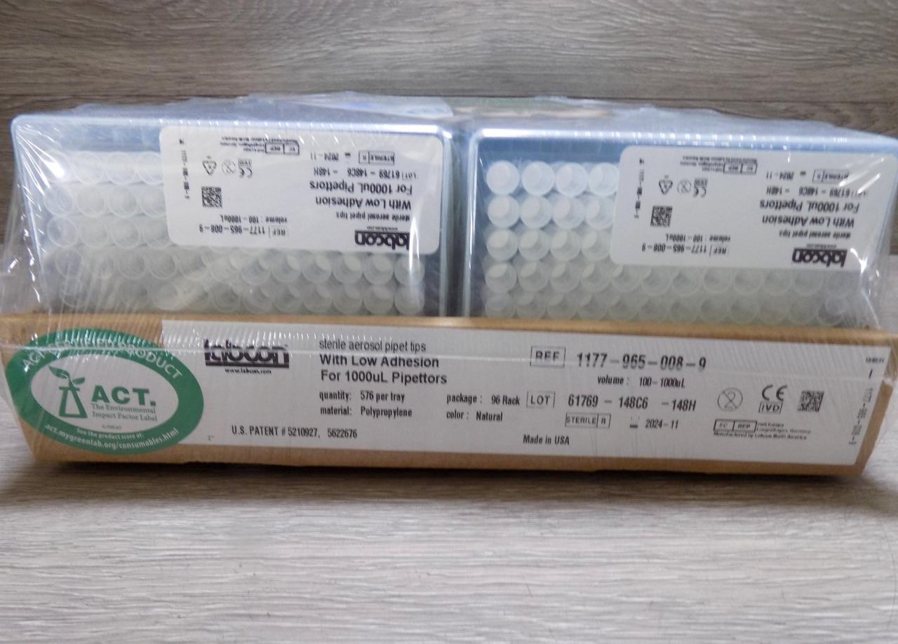 Zap Premier Labcon 1177-965-008-9 1000 uL Pipet Tips 576/total