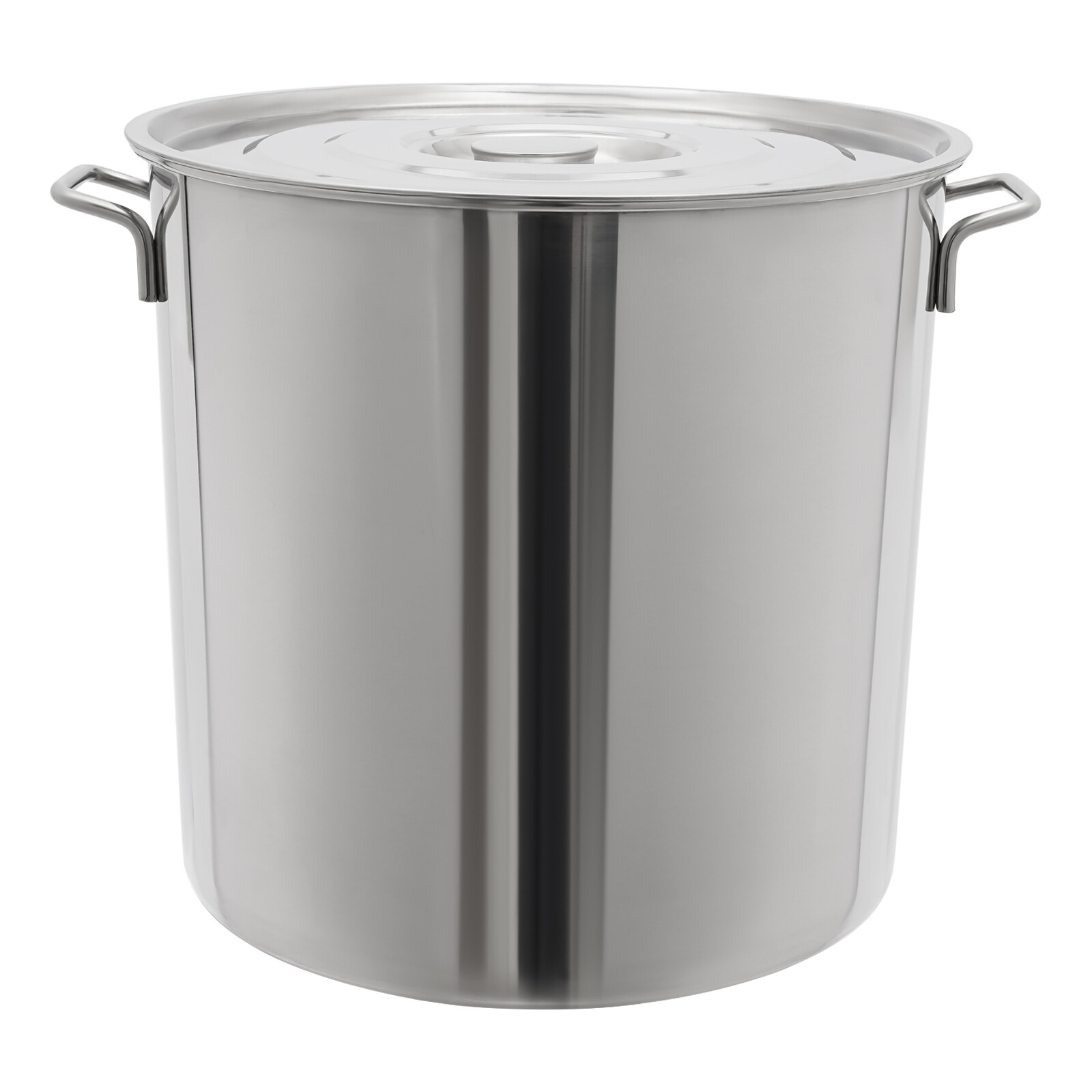 40L/42.27Qt Seafood Boil Pot Stainless Steel Shrimp Boil Stock Pot w/ Basket
