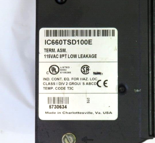 GE Fanuc IC660EBD101K IC660TSD100E Genius I/O Module, FOR PARTS/ REPAIR