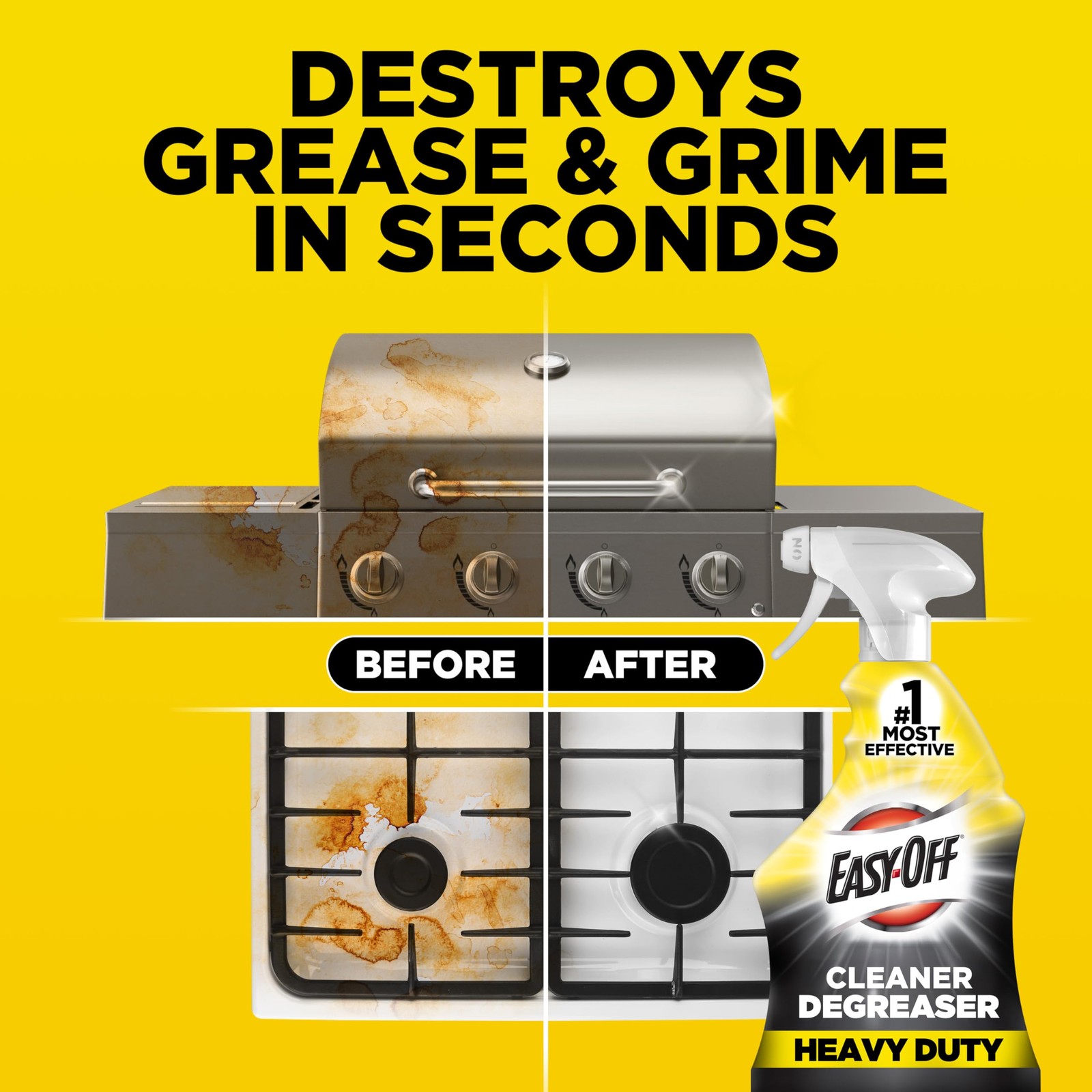Heavy Duty Degreaser, Removes Grease & Grime, For Kitchen, Garage, Outdoor & …