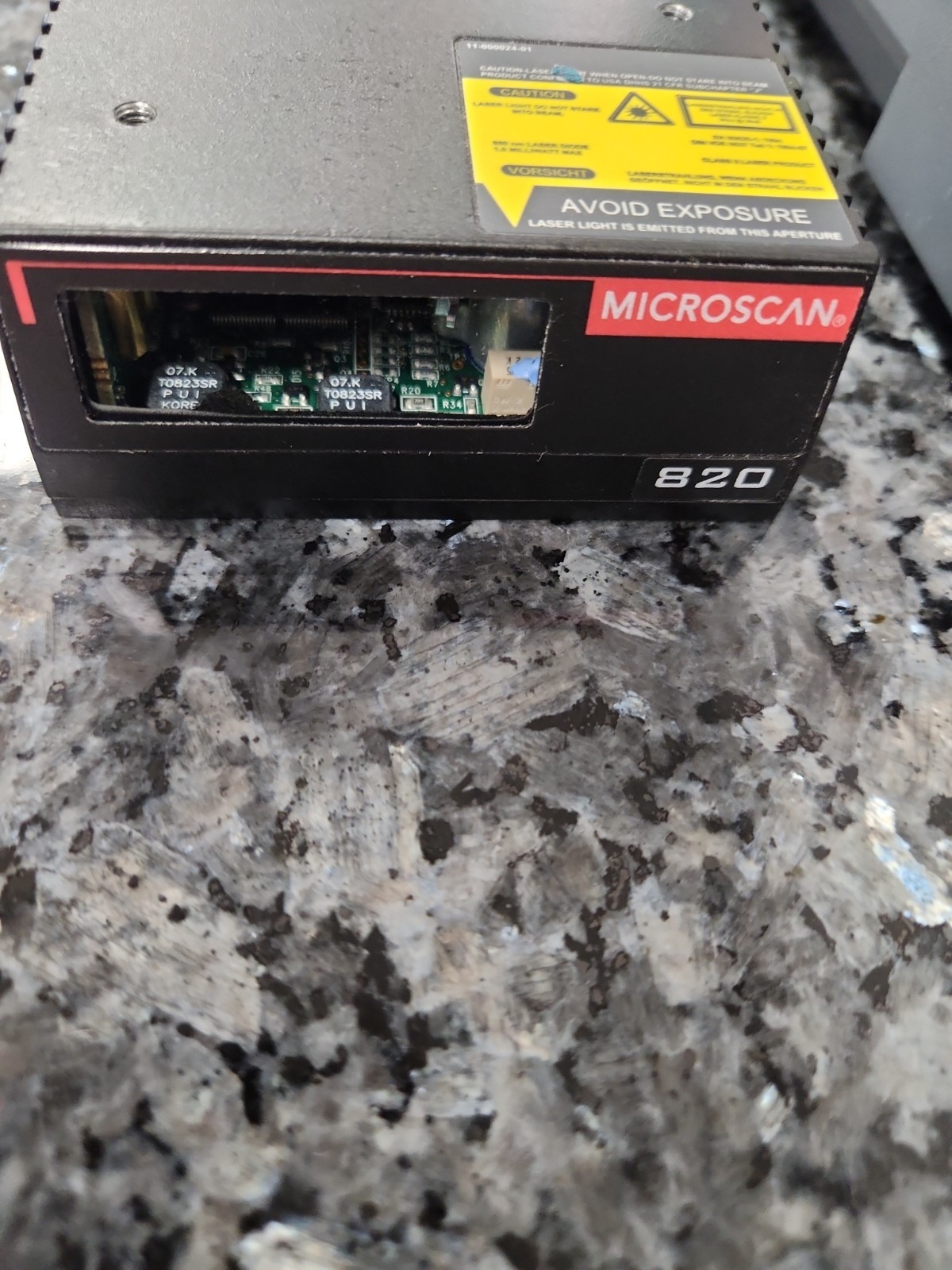 Untested Microscan 820 Industrial Barcode Scanner