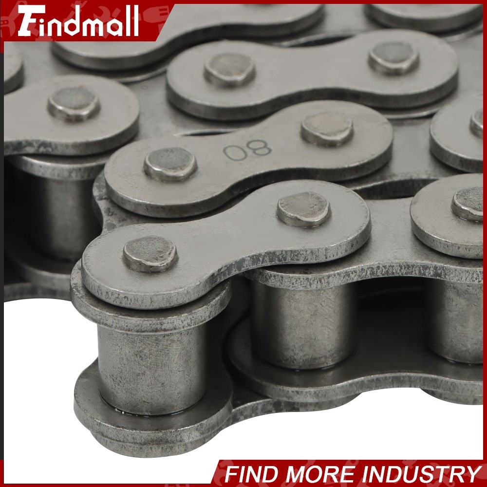 Findmall #80 Roller Chain x 10 feet + Free Connecting Links 1 connector