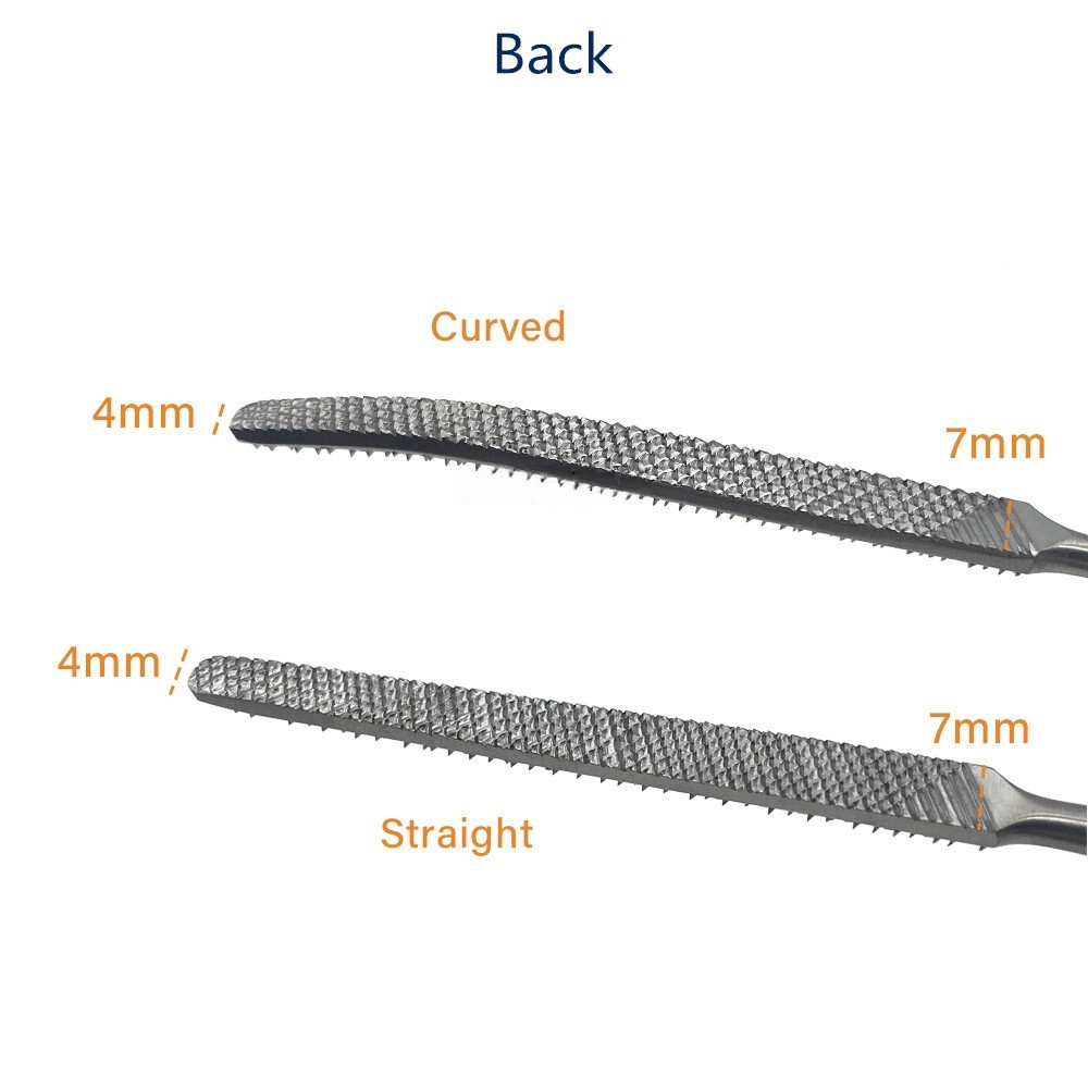 Bone File Bone Rasp Grinding Bone Orthopedic Surgery Instrument Straight Curved