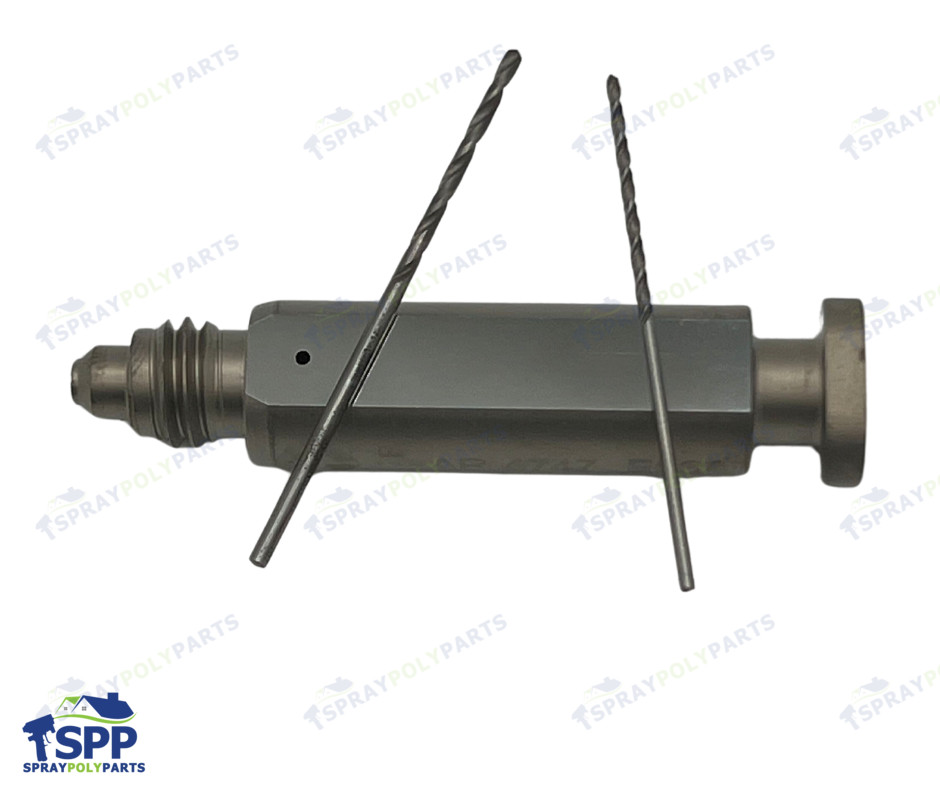 AR4747 Round Mixing Chamber with 2 Drill Bits, Graco Fusion Air Purge AP