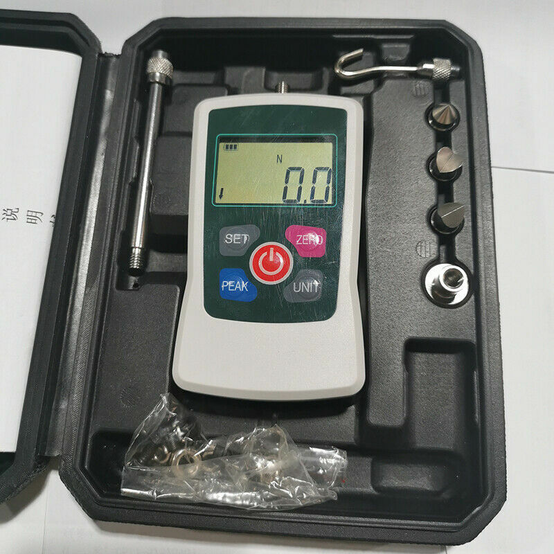 Digital Dynamometer Force Gauge Push Pull Meter with 3N 0.3kg 0.65Lb 10.8Oz