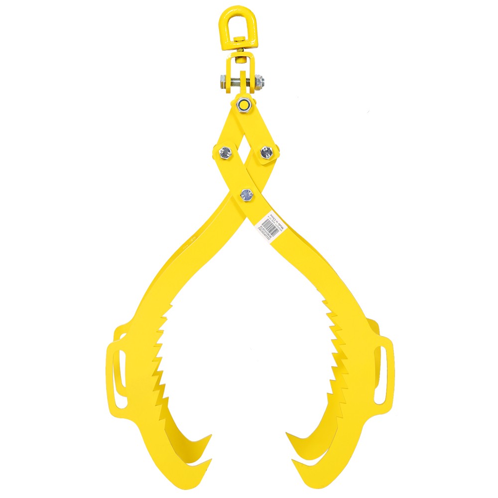 4 Claw Timber Log Lifting Tongs Grabber Tong 32 Inch Heavy Duty Logging Tool