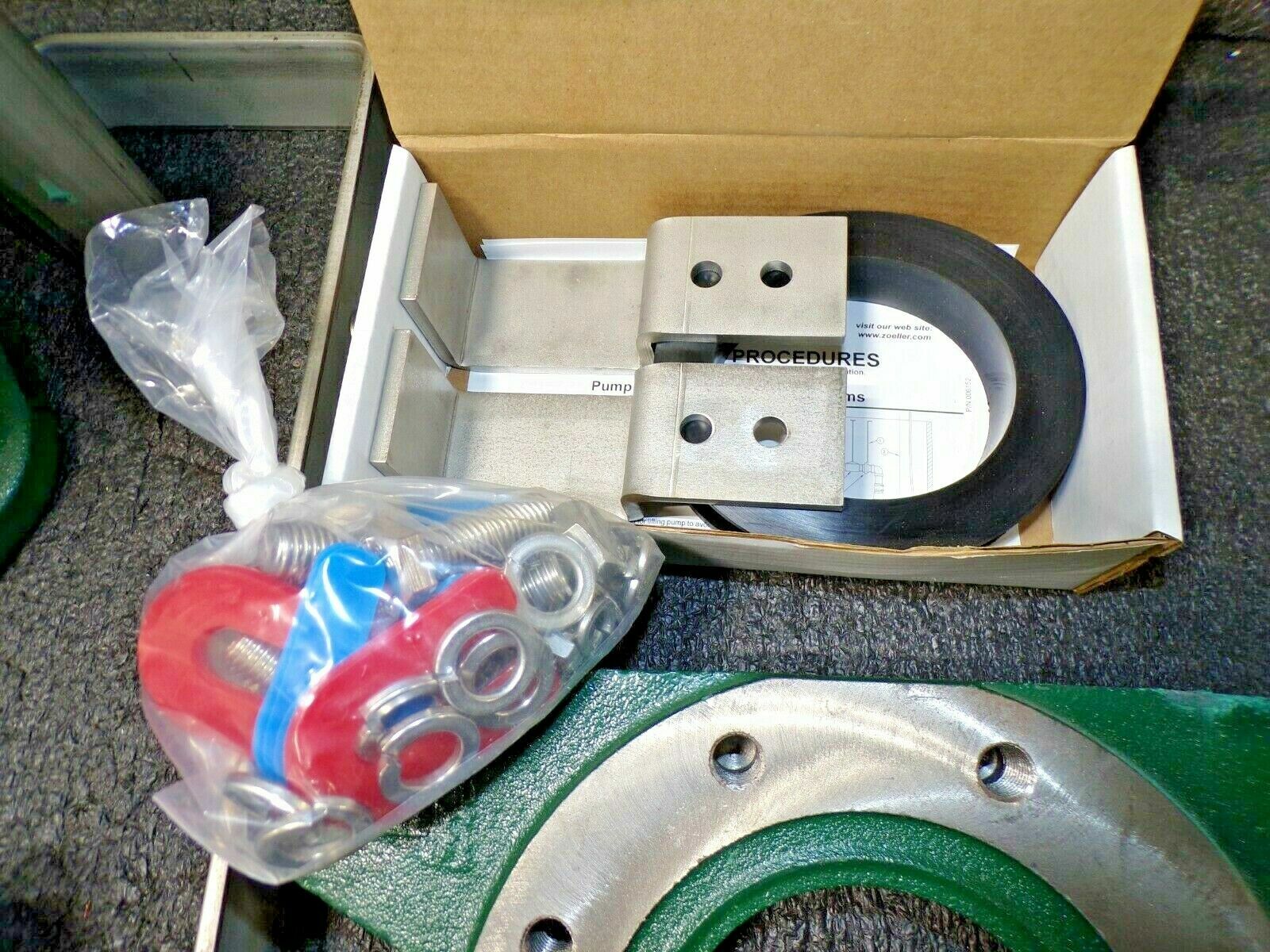 ZOELLER Guide Rail System, 4″ vertical, Flanged, 39-0018