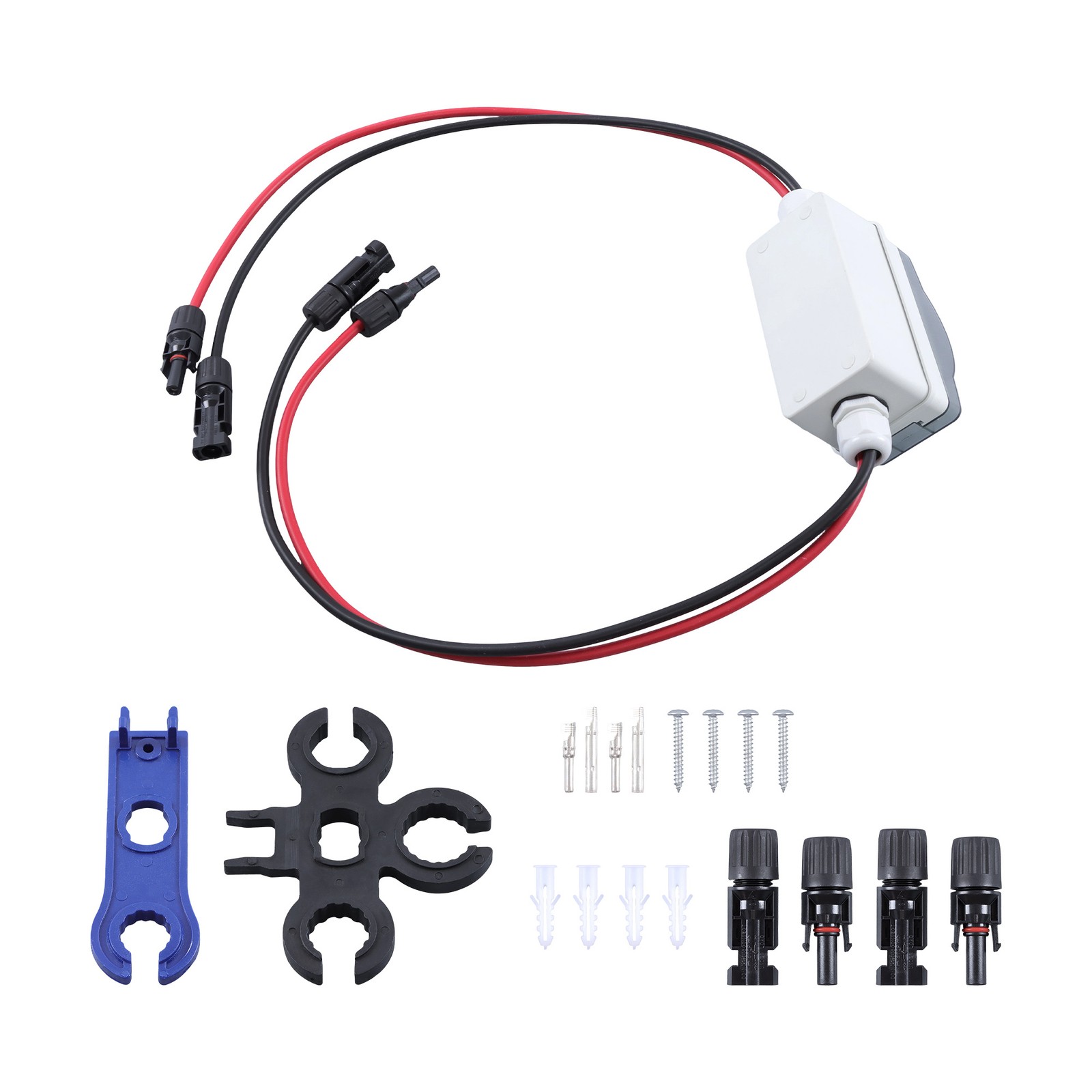 1000V 60A Solar Disconnect Switch, IP65 Weatherproof Breaker Box for PV Outdoor