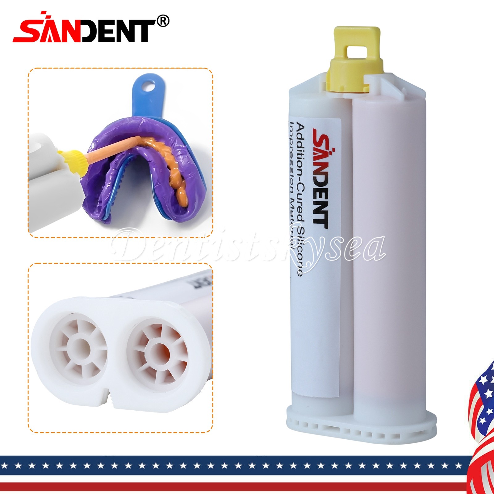 2 x Light Body Regular Set Dental Vinyl Polysiloxane Impression Material VPS PVS