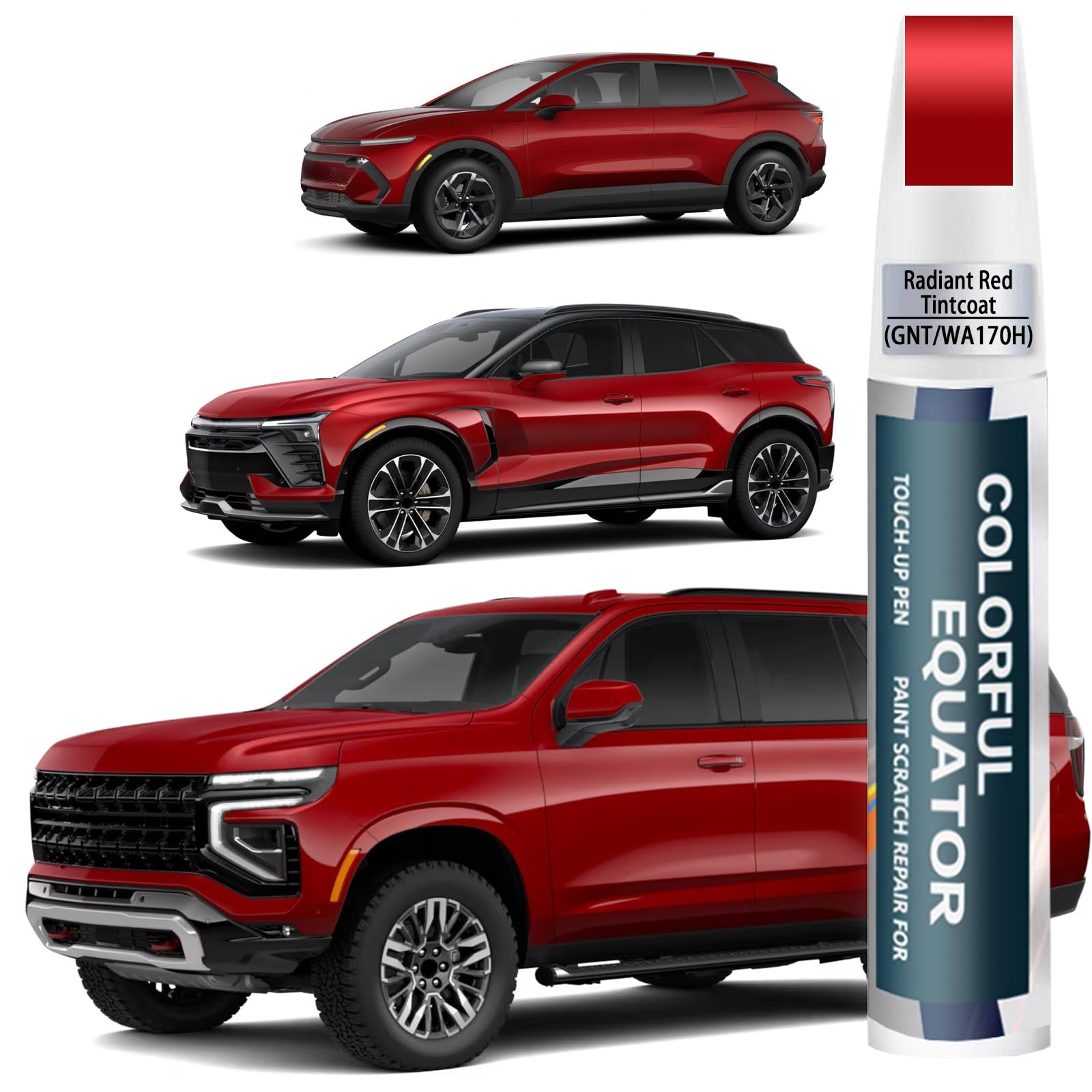Radiant Red Tintcoat Touch Up Paint for Chevrolet, Scratch Repair Pen